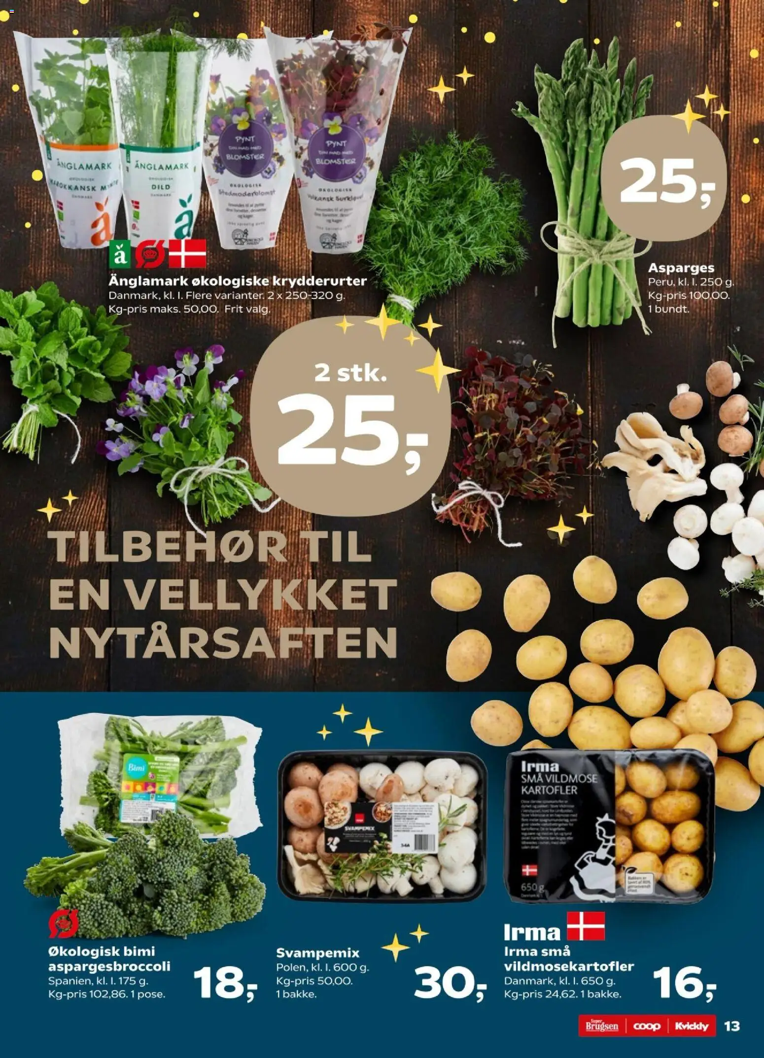 Super Brugsen tilbudsavis – gyldig fra 26.12.2025 | Side: 15 | Produkter: Kartofler, Dild, Asparges
