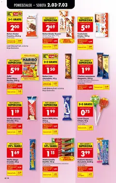 Náhled letáku Biedronka Polsko leták od 02.03.2026 | Strana: 74 | Produkty: Haribo, Karty, Kinder, Kinder Bueno