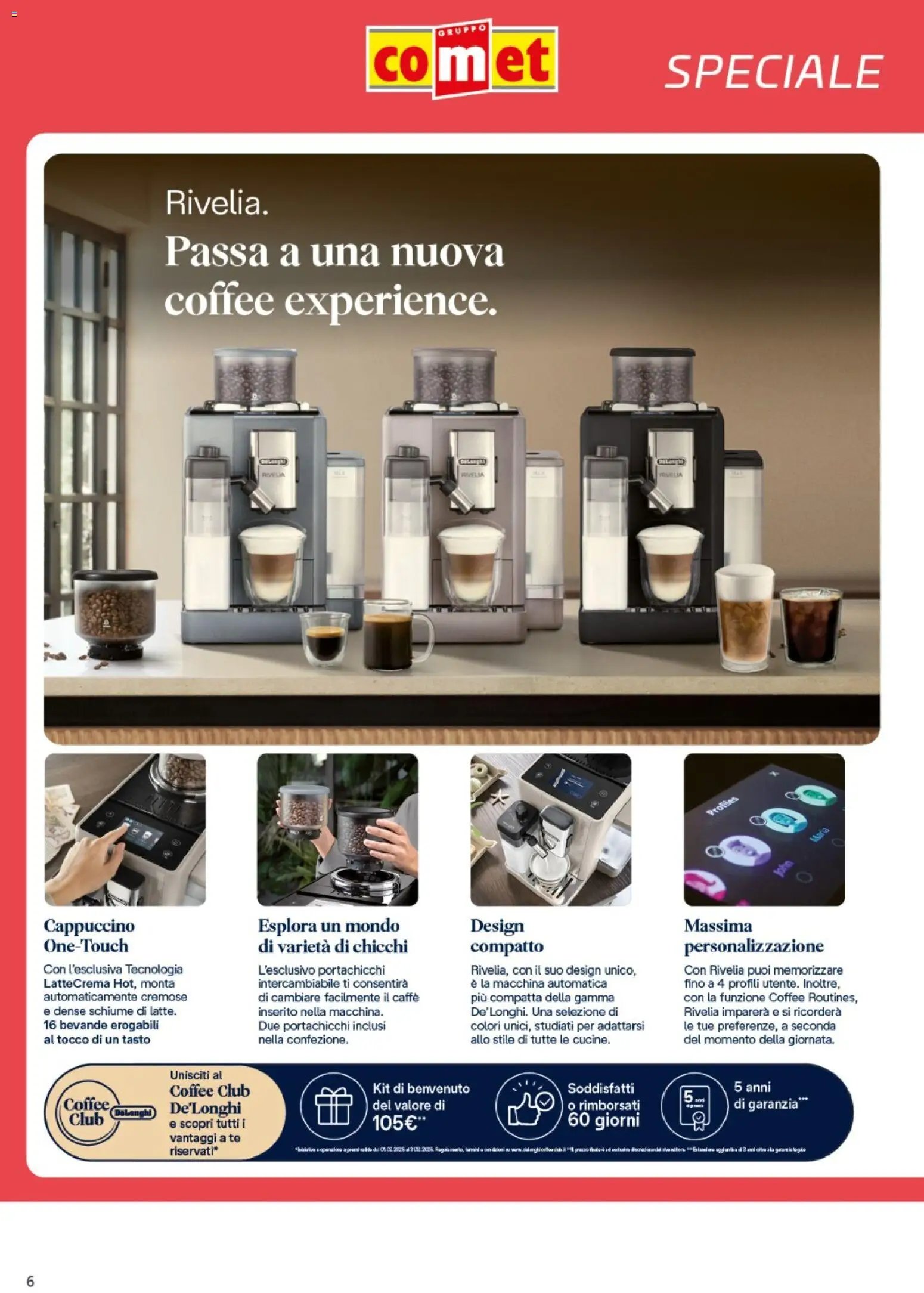 Volantino Comet del 05.11.2025 | Pagina: 6 | Prodotti: Caffè, Tè