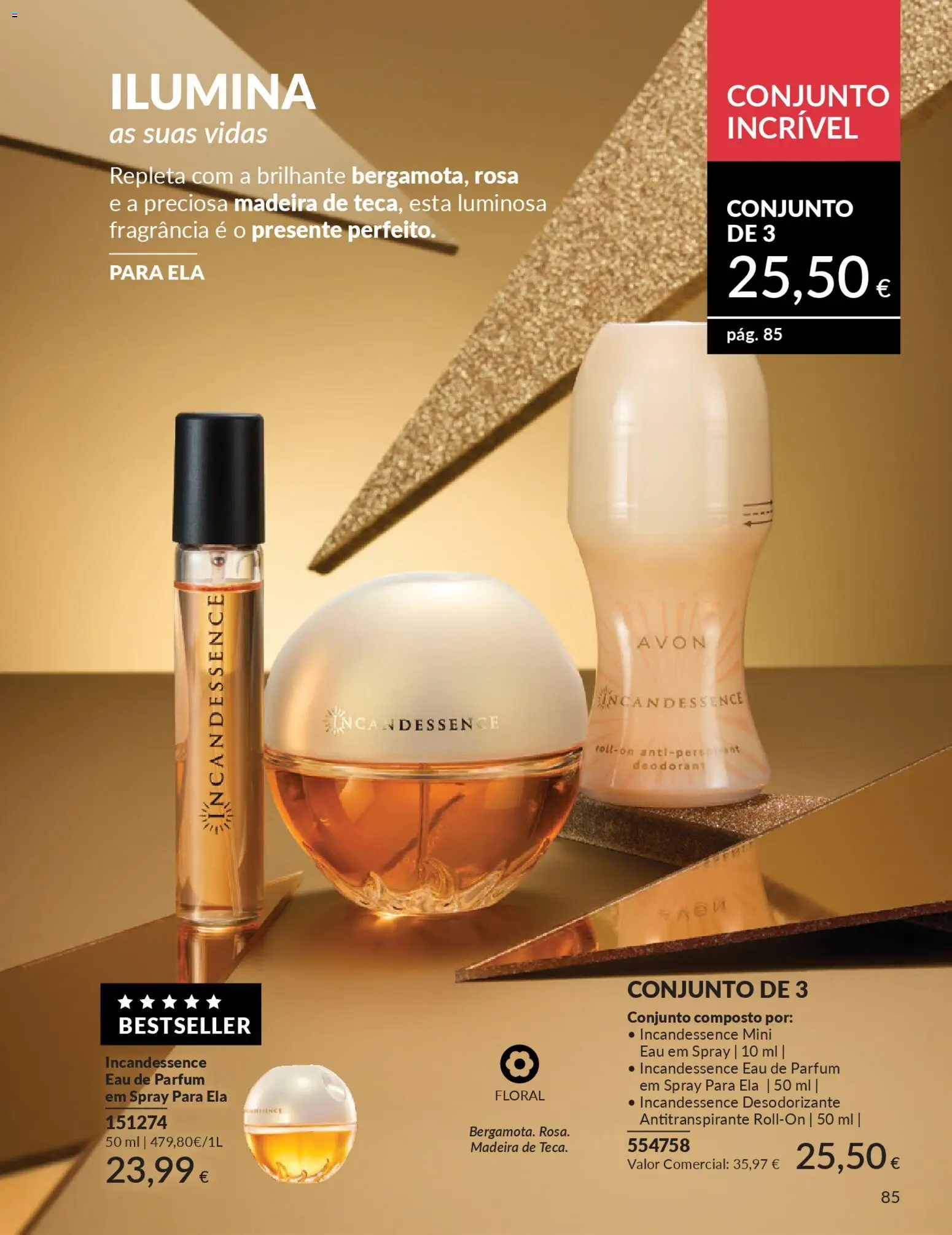 Catálogo Avon Campanha 1 │ válido de 01.01.2026 | Página: 85 | Produtos: Fragrância, Desodorizante, Antitranspirante