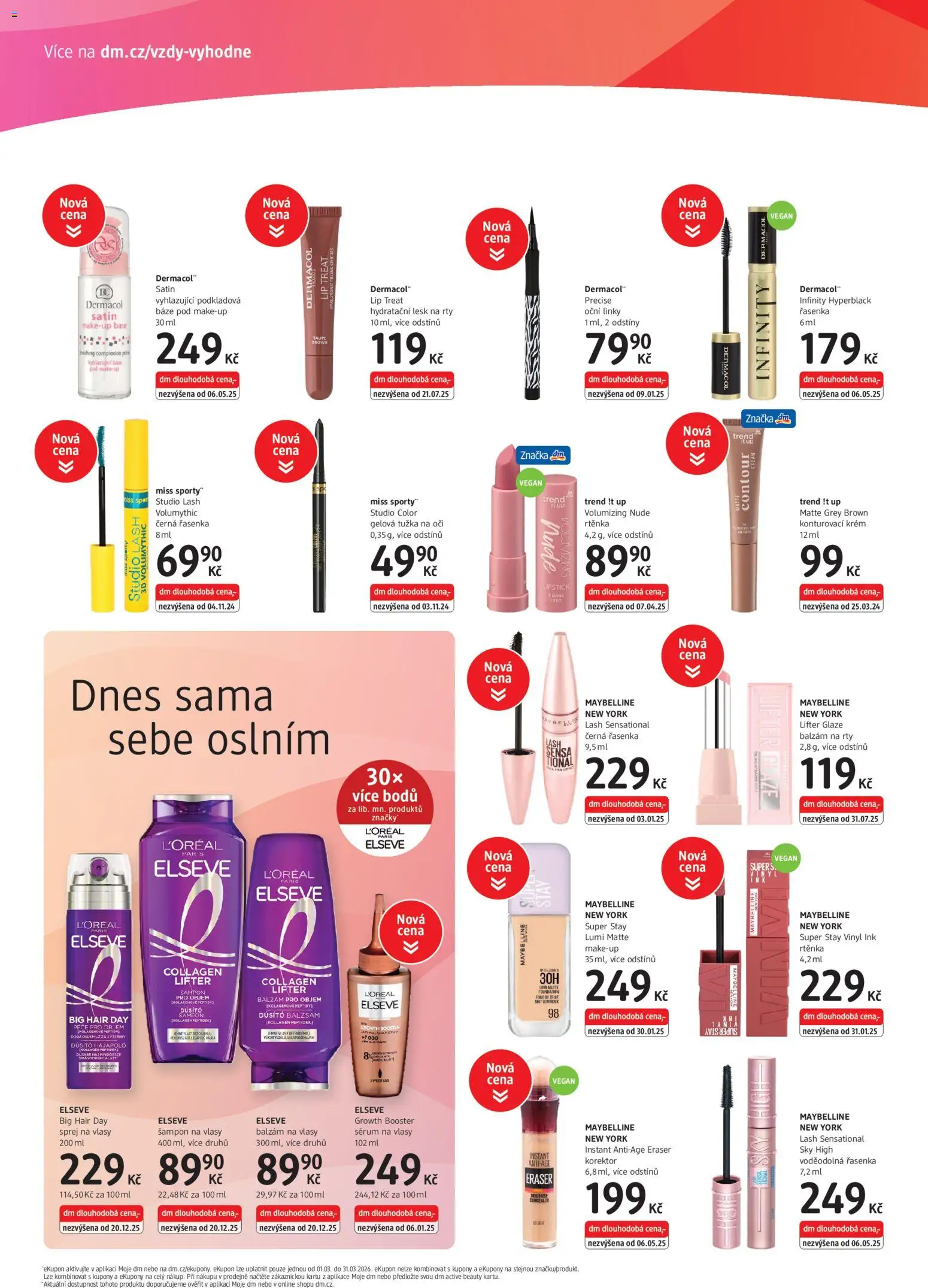 dm drogerie leták - Express od 19.03.2026 | Strana: 2 | Produkty: Makeup, Balzám na rty, Krém, Lesk na rty