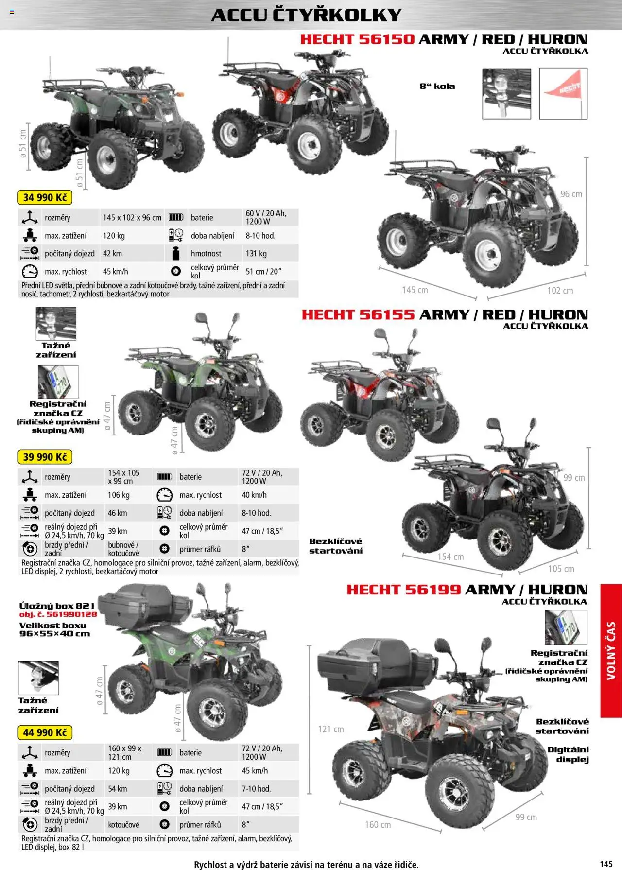 Hecht katalog - Jaro-léto 2025 od 22.04.2025 | Strana: 145 | Produkty: Hecht, Baterie, Kola, LED