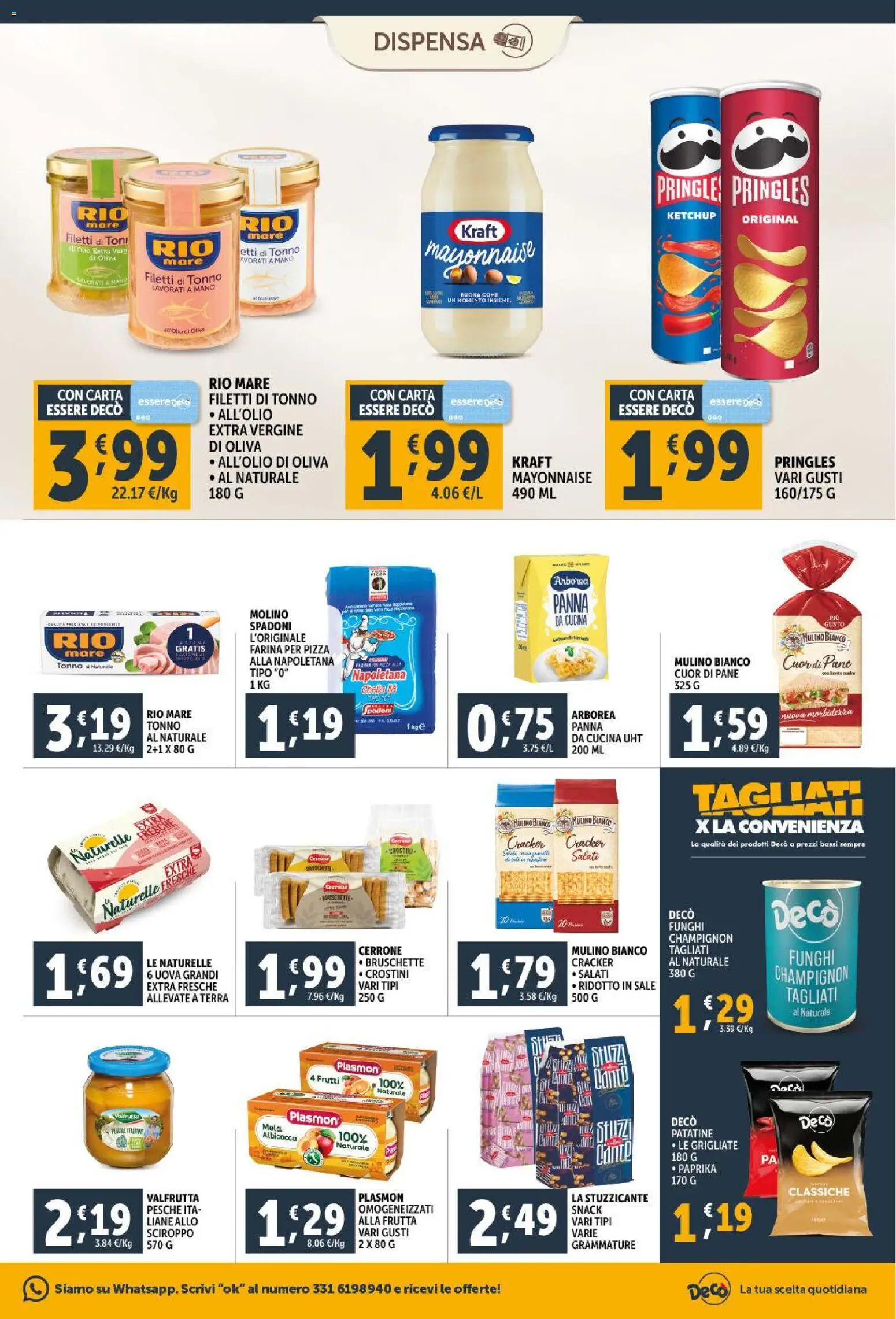 Volantino Decò del 30.01.2026 | Pagina: 15 | Prodotti: Pizza, Farina, Crostini, Terra