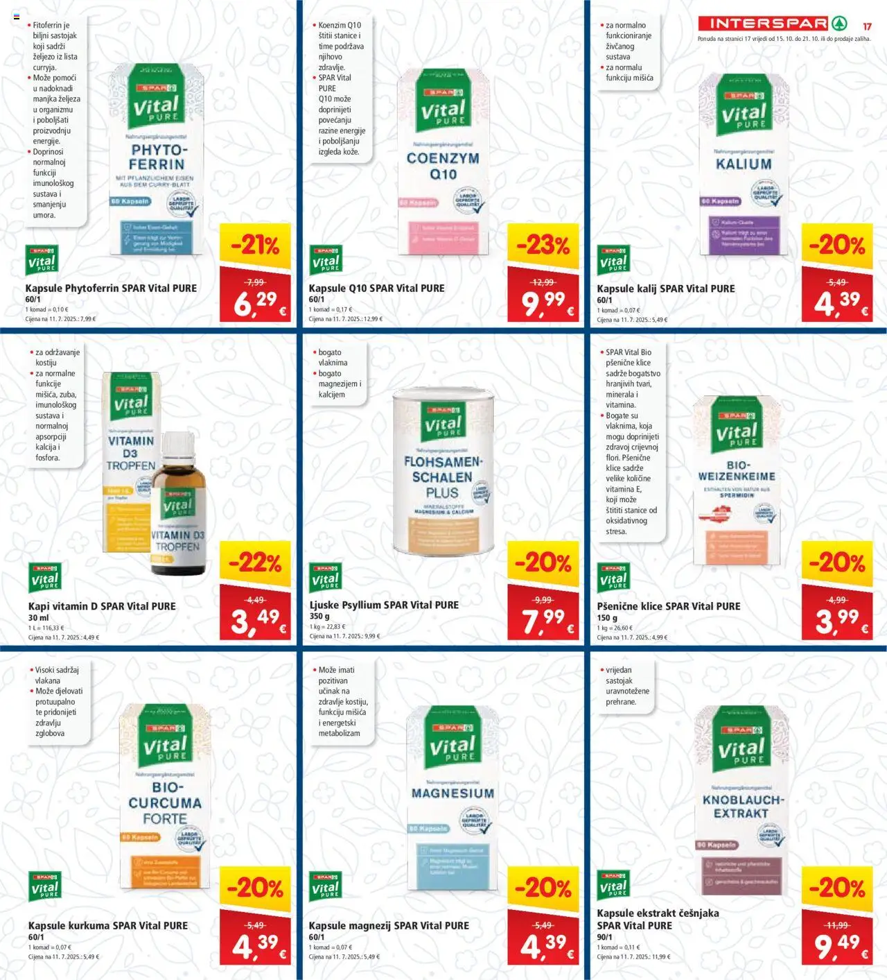 Interspar katalog | vrijedi od 15.10.2025 | Stranica: 19 | Proizvodi: Kurkuma, Curry