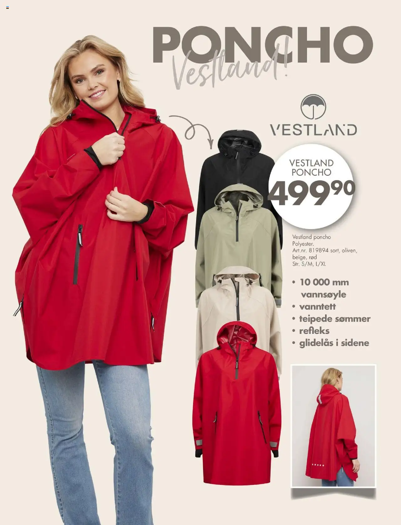 {H1} | Side: 3 | Produkter: Poncho