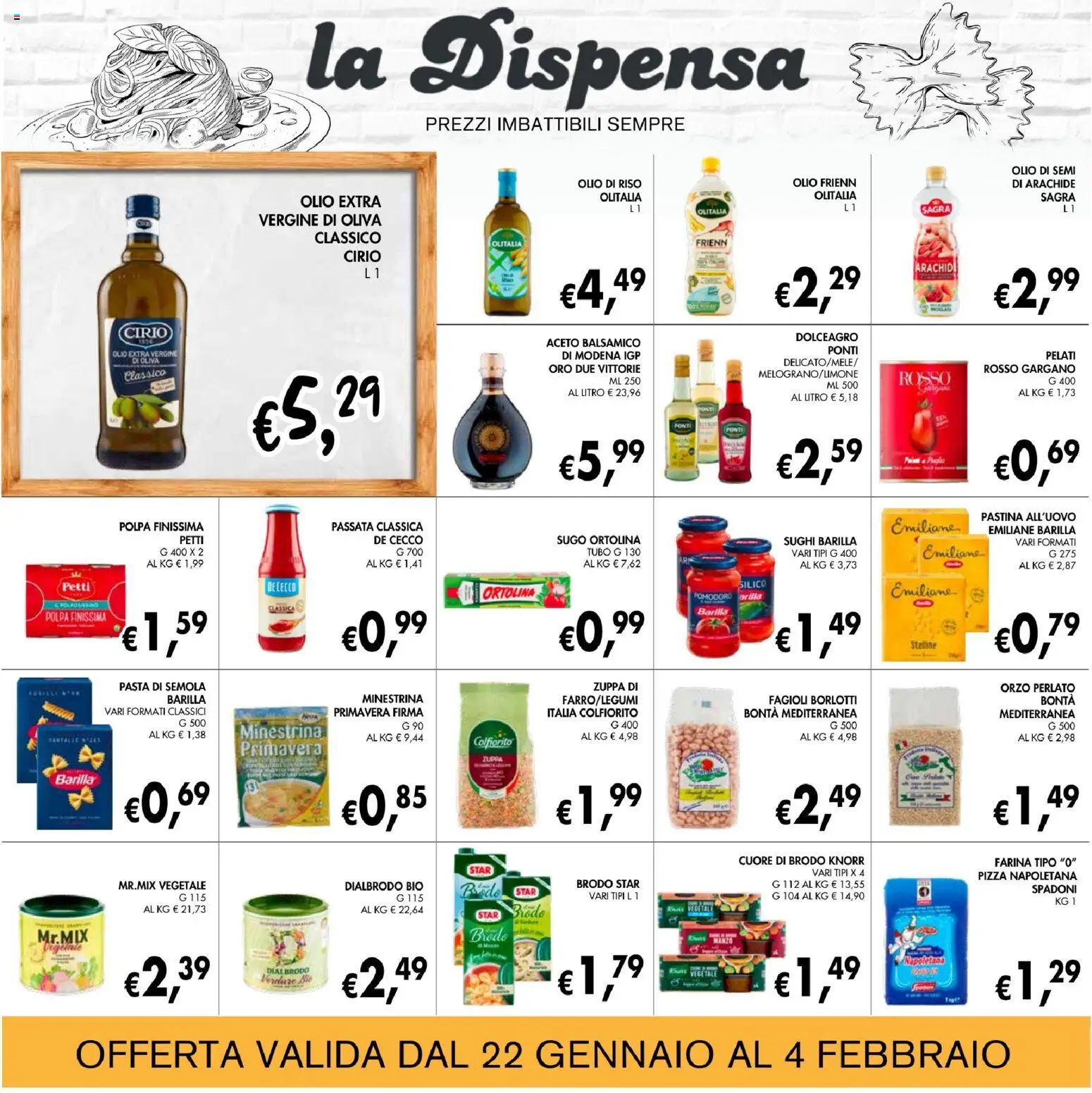 Volantino Coal del 22.01.2026 | Pagina: 14 | Prodotti: Riso, Pomodoro, Olio extra vergine, Arachidi