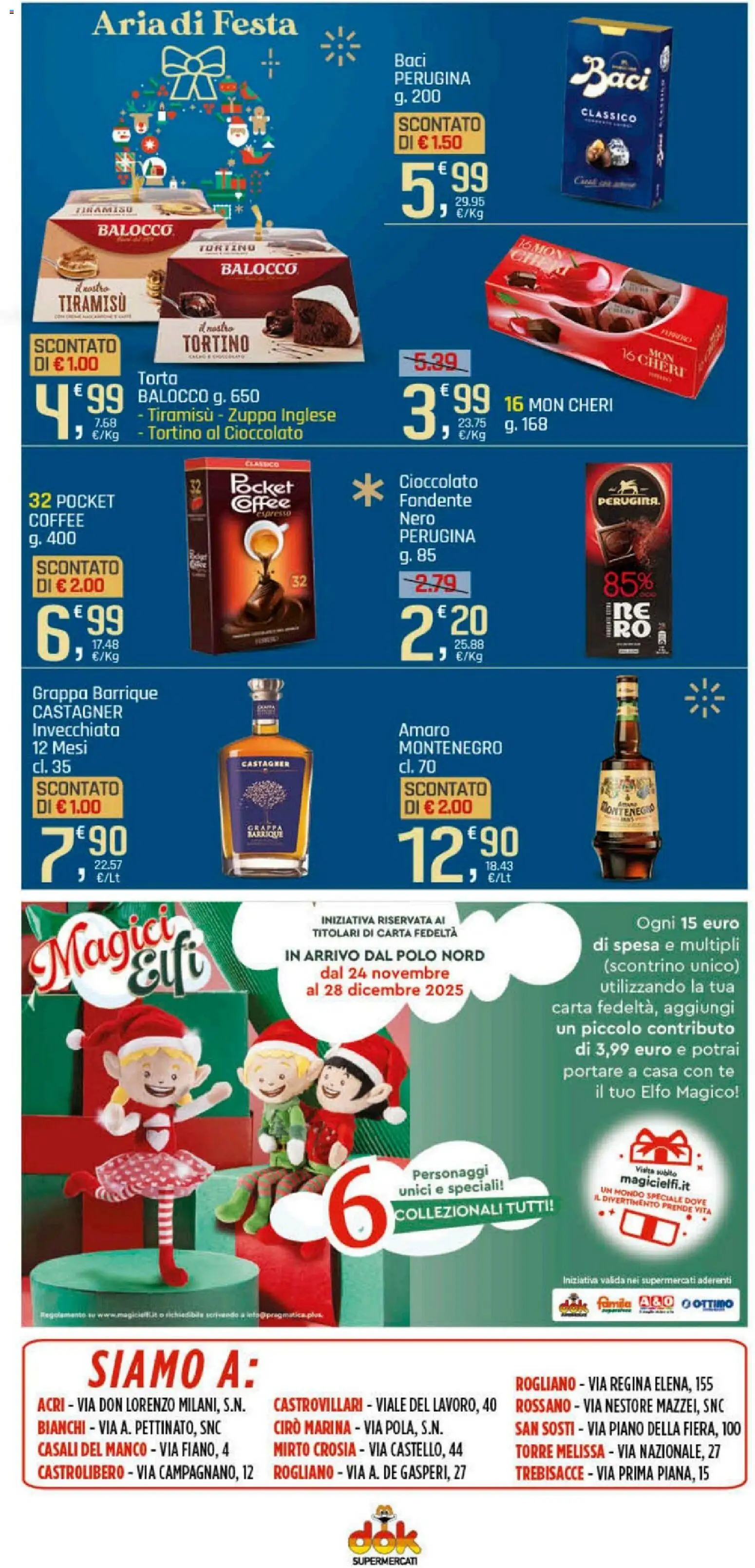 Volantino DOK del 20.11.2025 | Pagina: 13 | Prodotti: Cioccolato, Tè, Polo, Torta