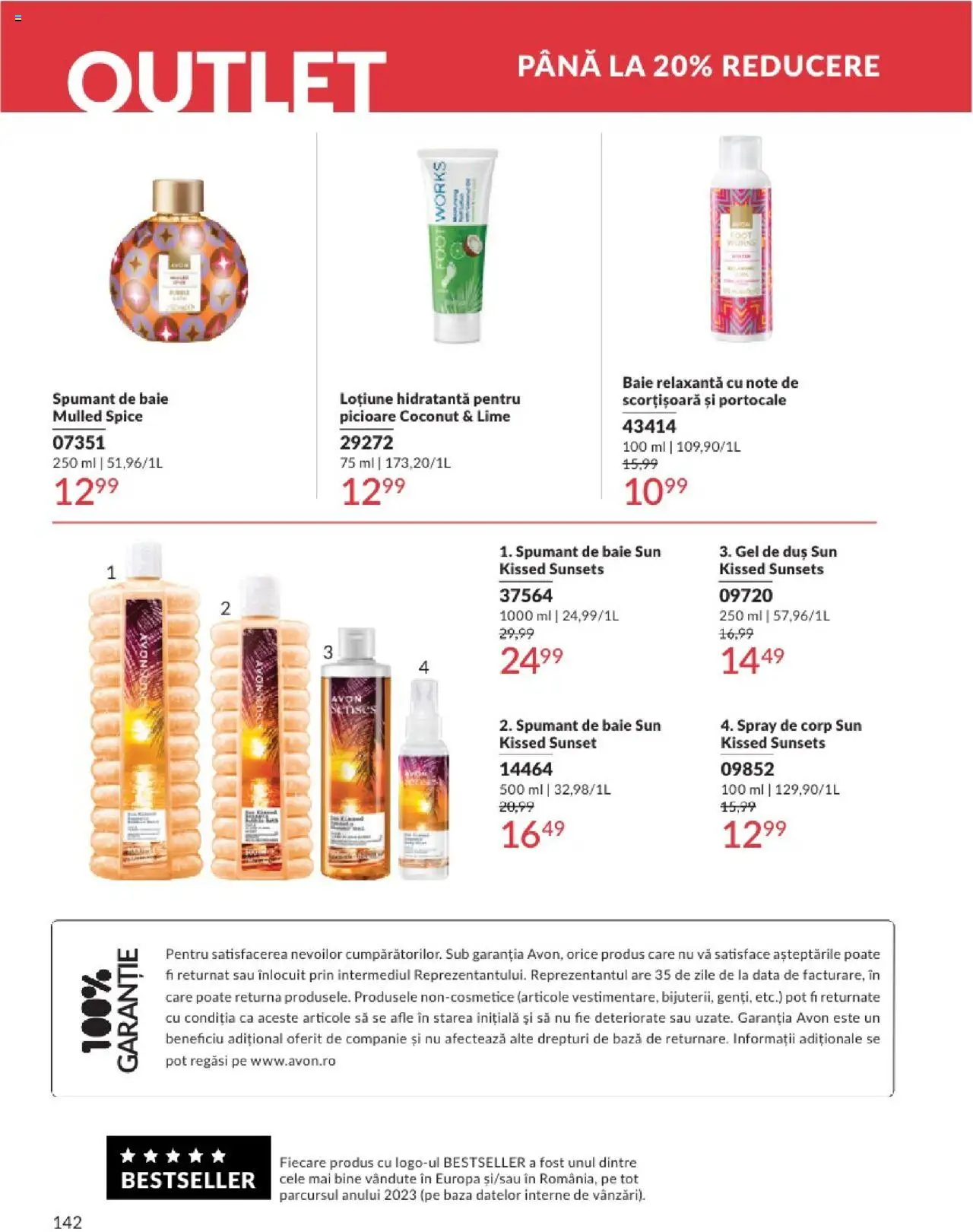 Catalog Avon - 08 2025 – valabil de la 01.08.2025 | Pagină: 142 | Produse: Lime, Gel de duș, Portocale, Spumant de baie