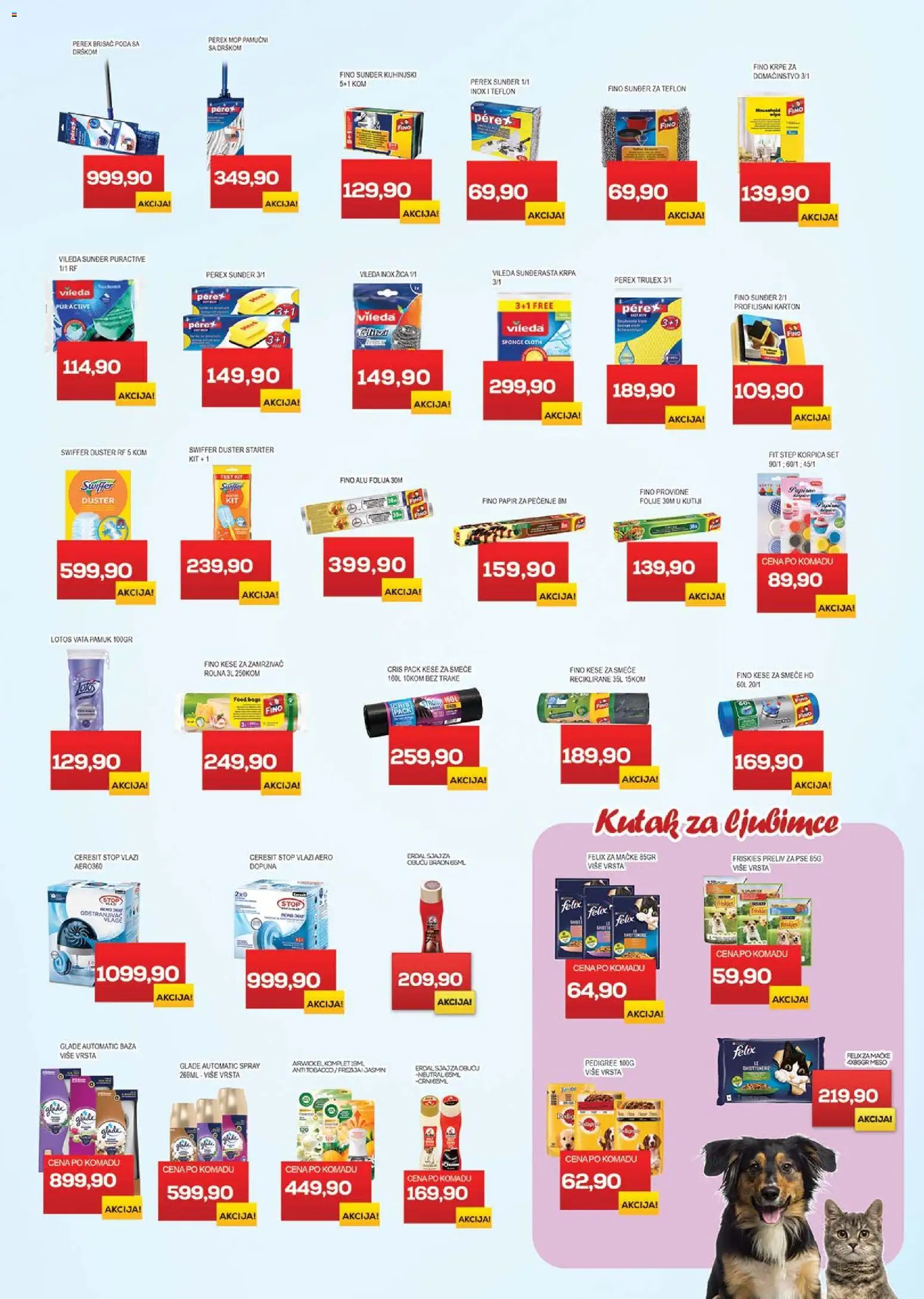 Medius katalog - važi od 13.01.2026 | Strana: 19 | Proizvode: Pedigree, Papir za pečenje, Vileda, Kese za zamrzivač