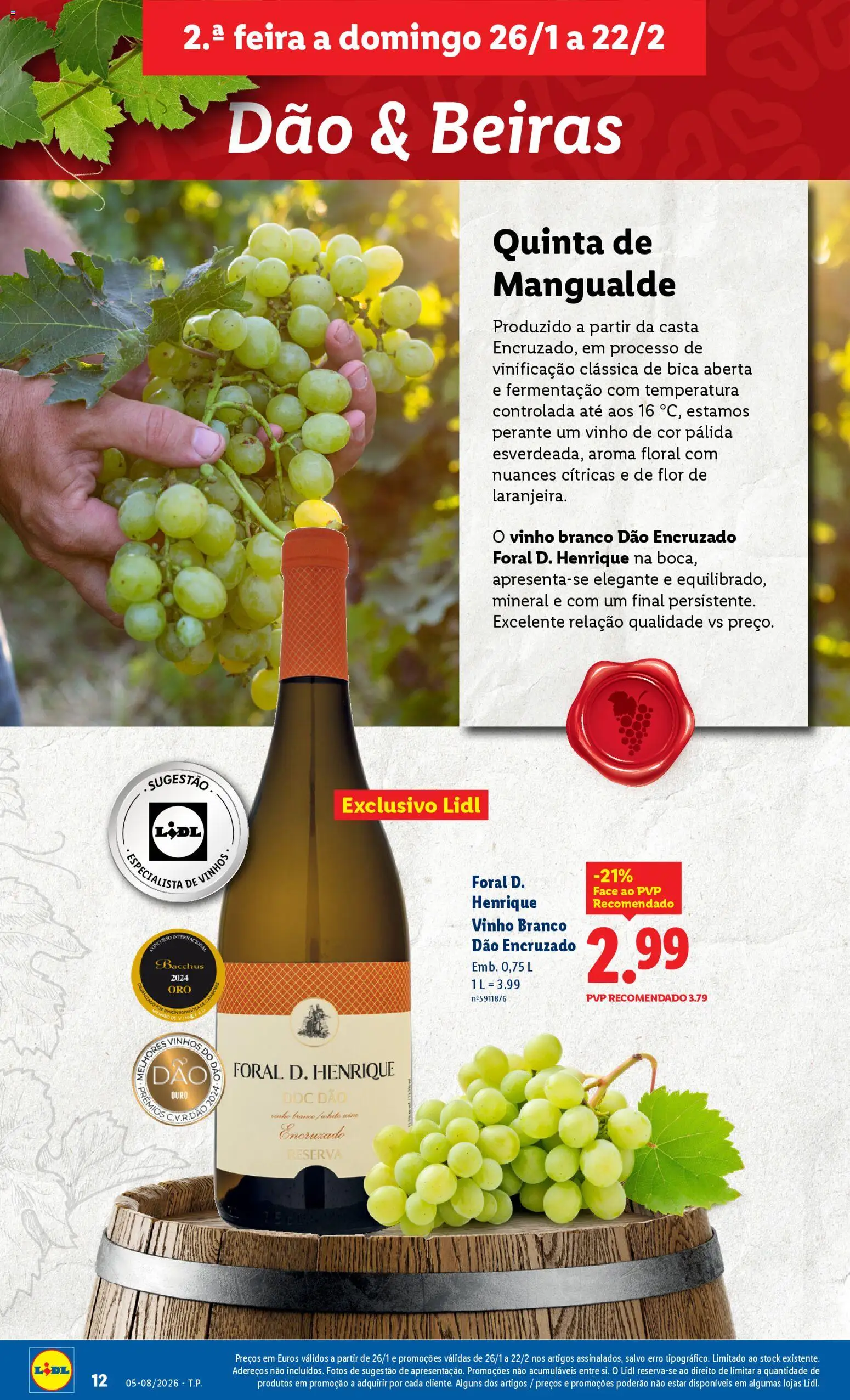 Lidl folheto │ válido de 26.01.2026 | Página: 12 | Produtos: Vinho