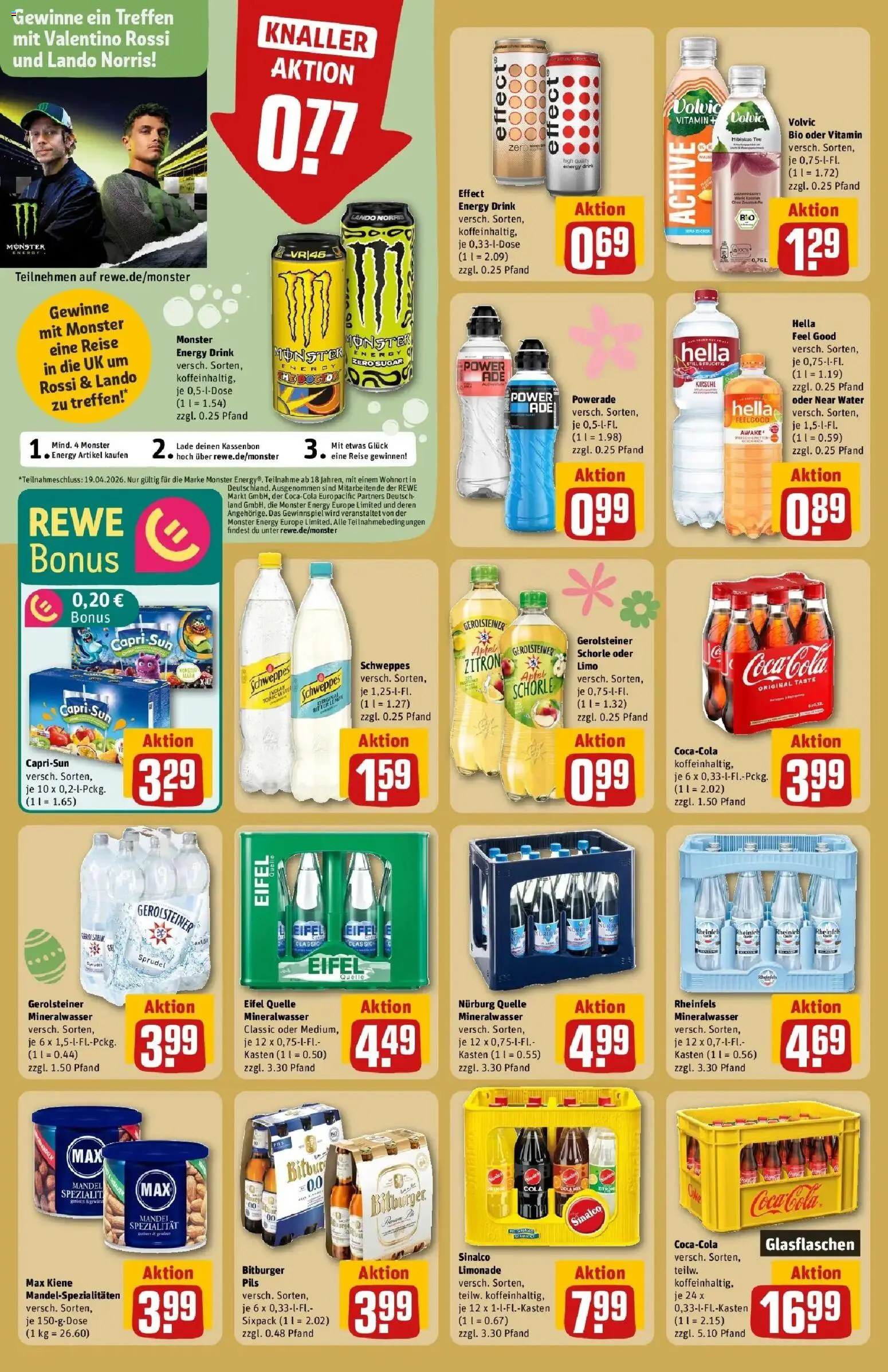 Rewe Prospekt Heinsberg / Oberbruch	 – gültig ab 30.03.2026 | Seite: 16 | Produkte: Cola, Äpfel, Mineralwasser, Gerolsteiner