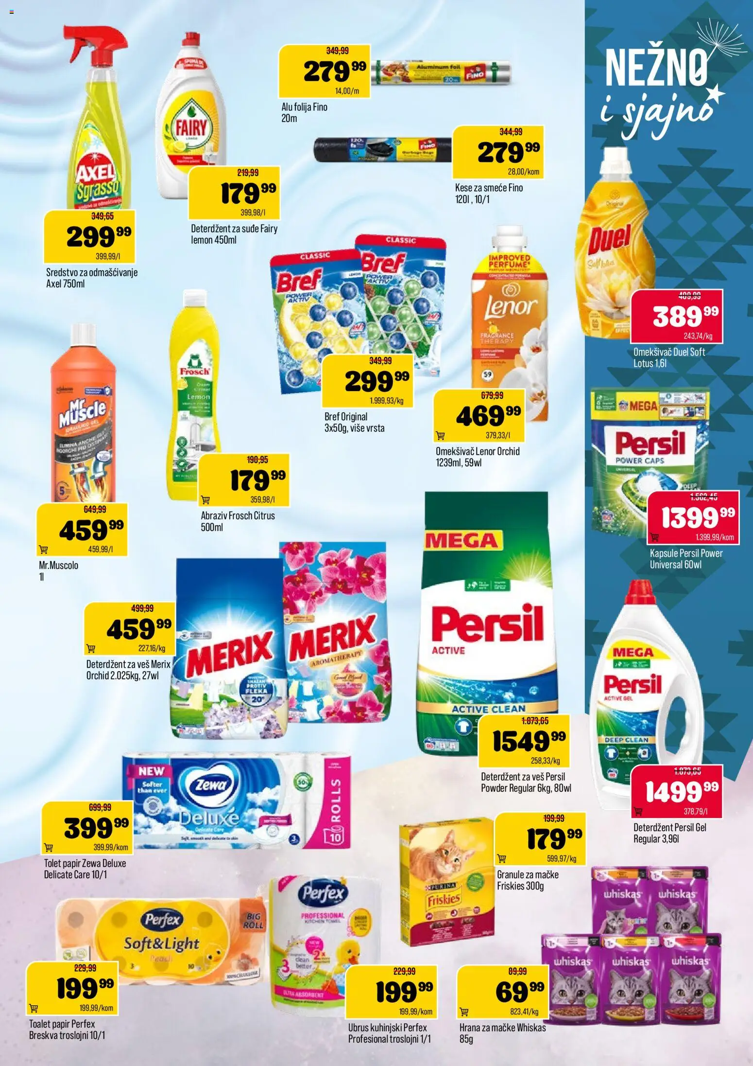 Podunavlje katalog - važi od 08.04.2026 | Strana: 11 | Proizvode: Lenor, Hrana za mačke, Breskva, Persil