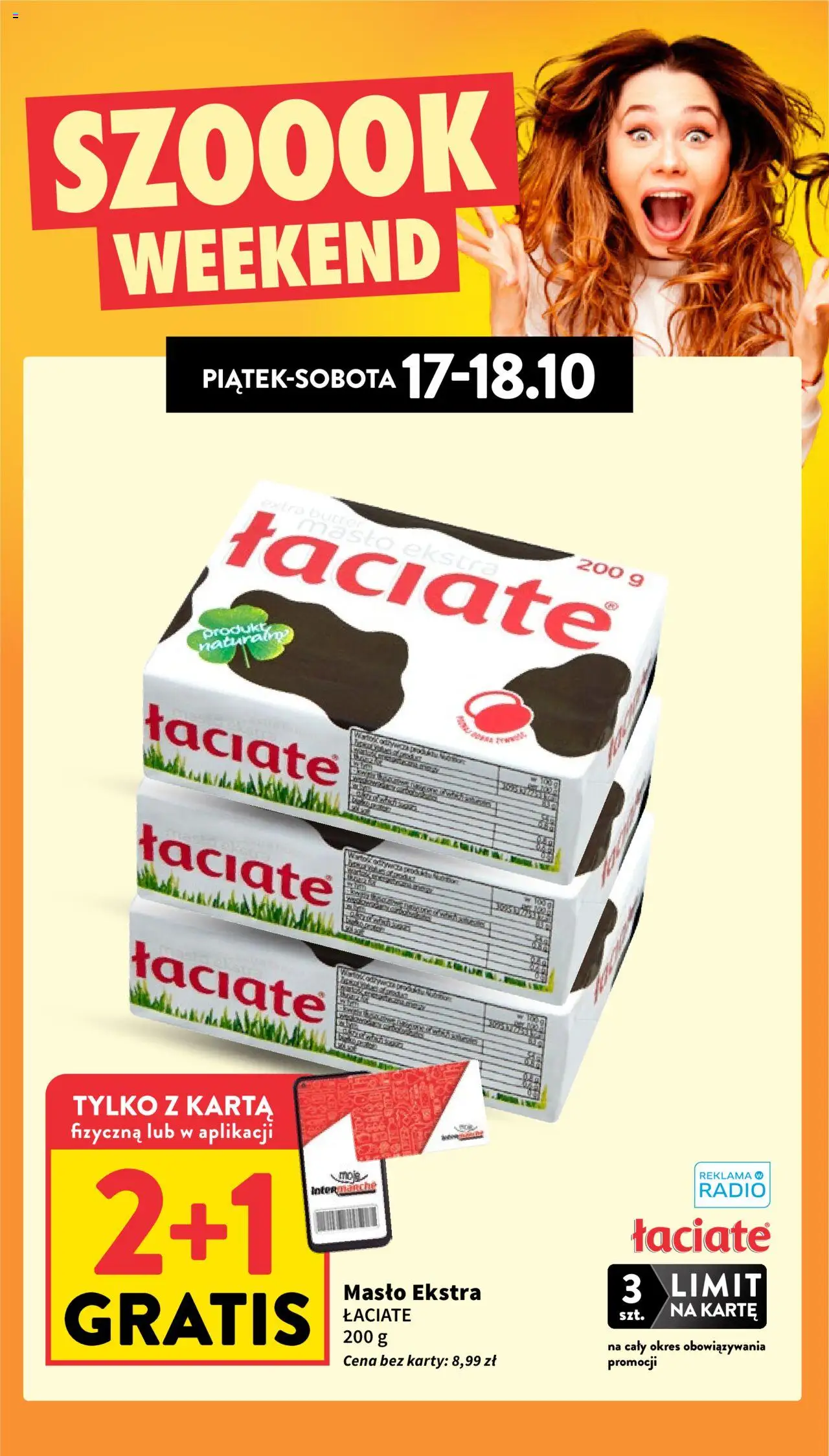 Intermarche Gazetka od 16.10.2025 | Strona: 2 | Produkty: Karta, Radio, Masło