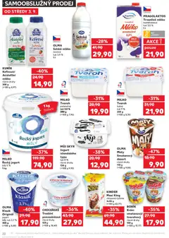 MILKO Řecký jogurt bílý, bílý 0%, 1 kg od 03.09.2025 | Strana: 22