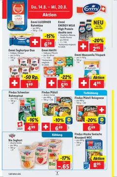 Lidl Aktionen ab 14.08.2025 | Seite: 10 | Produkte: Champignons, Mango, Pfirsich, Creme