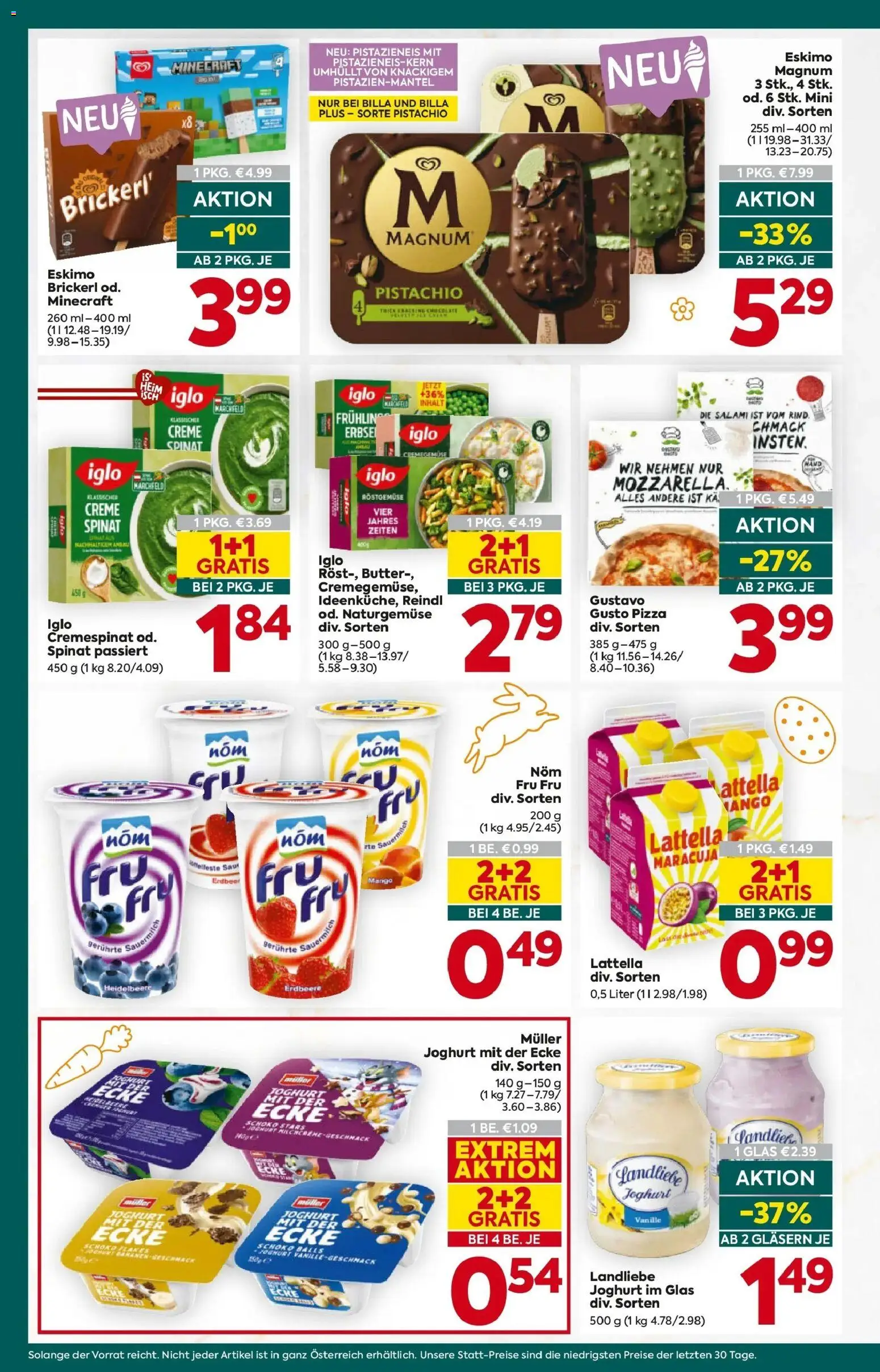 Billa Plus Flugblatt - Oberösterreich gültig ab 19.03.2026 | Seite: 16 | Produkte: Mango, Butter, Salami, Pizza