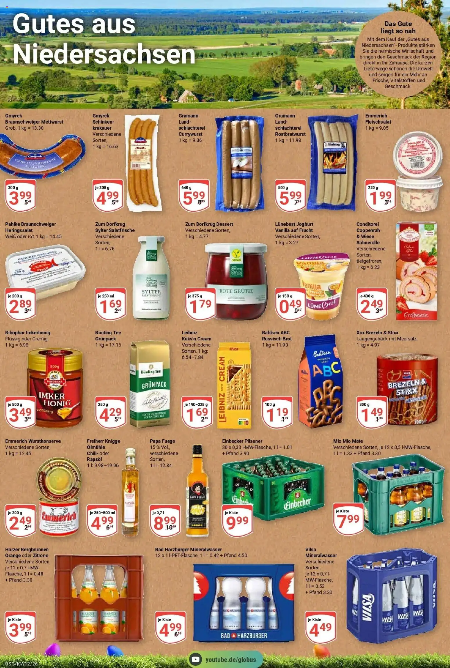 Globus prospekt Braunschweig	 – gültig ab 15.03.2026 | Seite: 16 | Produkte: Zitrone, Chili, Brot, Schinken