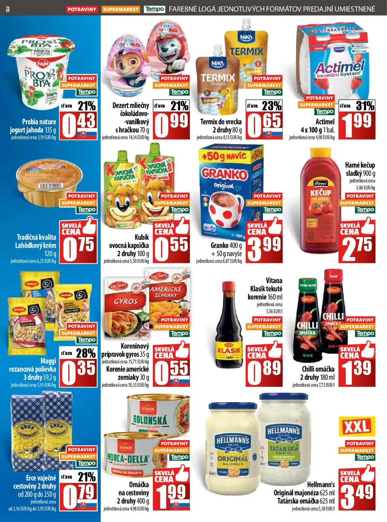 COOP Jednota leták │ platný od 21.08.2025 | Strana: 8 | Produkty: Cestoviny, Chilli, Korenie, Omáčka