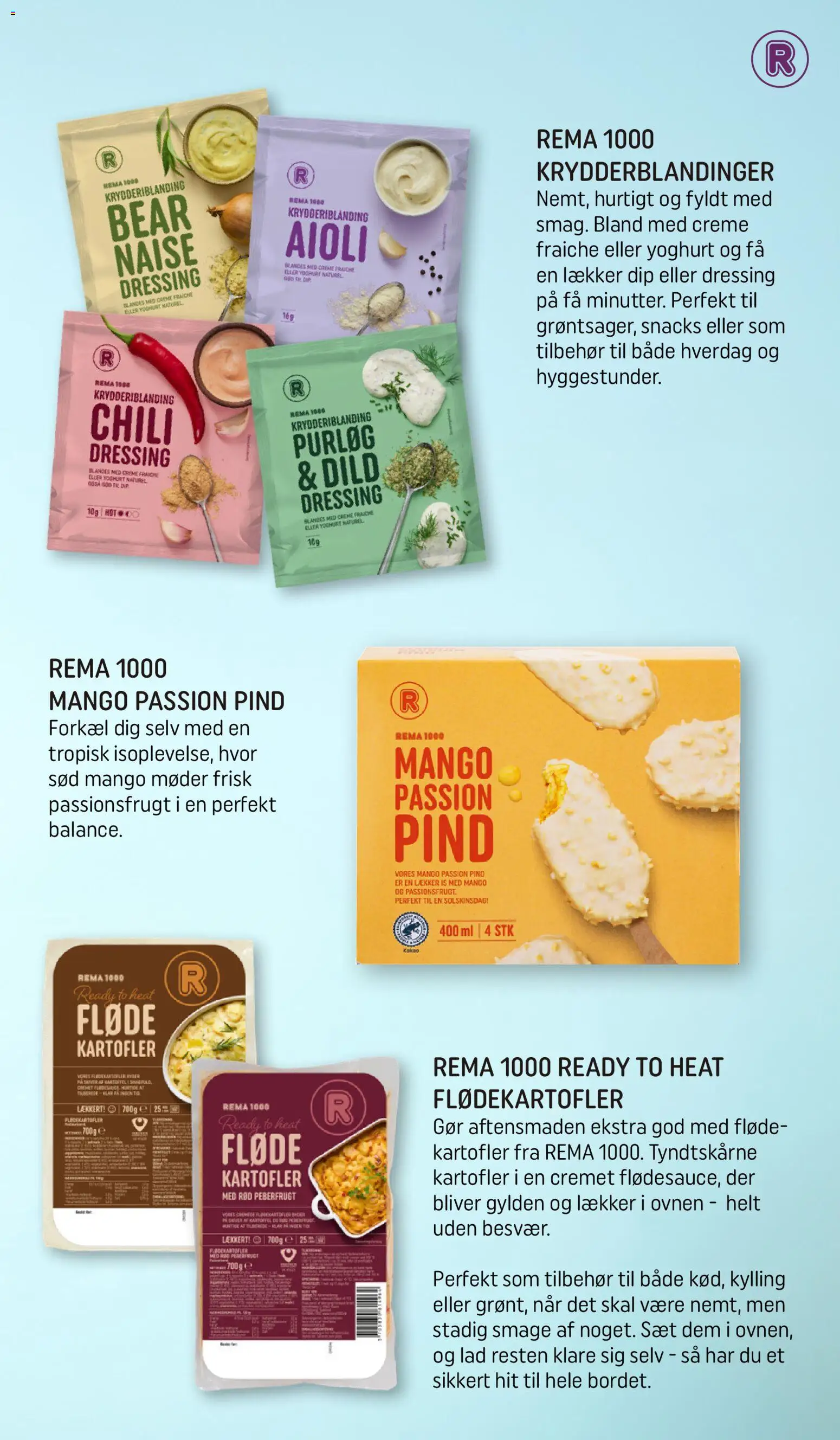 Rema 1000 tilbudsavis – gyldig fra 18.04.2026 | Side: 8 | Produkter: Creme, Fløde, Dressing, Peberfrugt