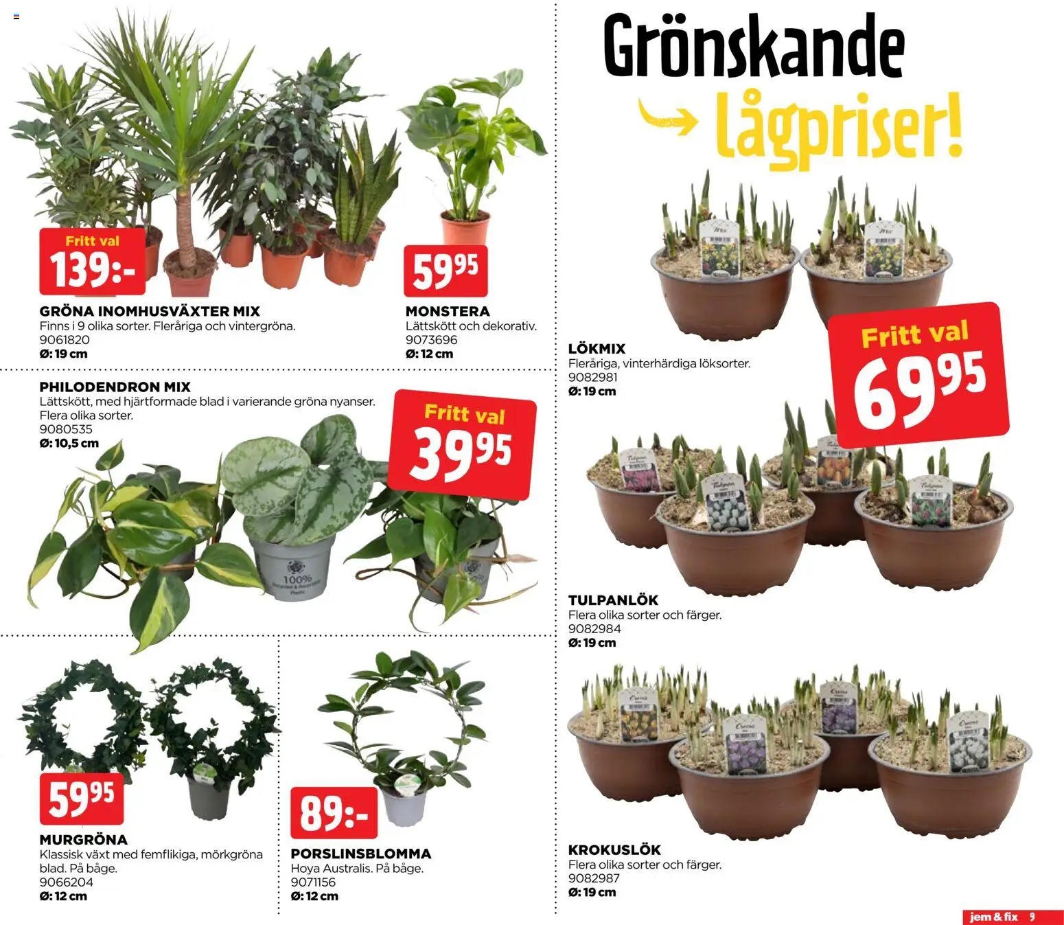 Jem & Fix reklamblad aktuell från 08.02.2026 | Sida: 9
