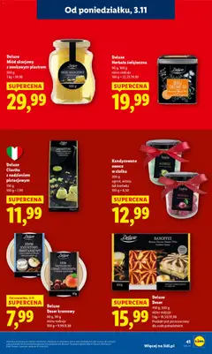 Pogląd oferty "Deluxe Ciastka z nadzieniem pistacjowym, 150 g, ciastka z nadzieniem pistacjowym" - ważna od 03.11.2025 | Strona: 43