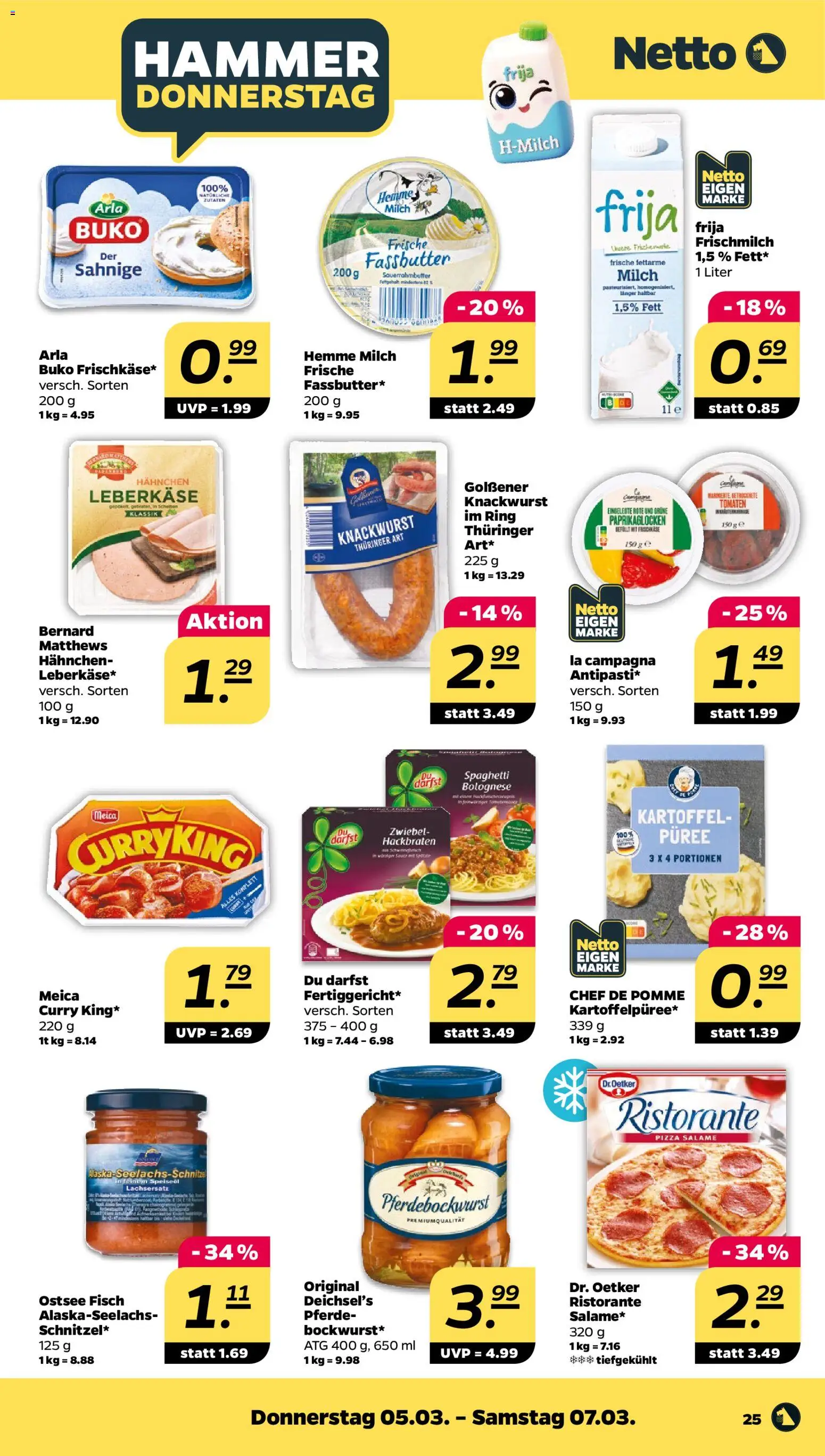 Netto Prospekt 	 – gültig ab 02.03.2026 | Seite: 29 | Produkte: Ristorante, Milch, Pizza, Leberkase
