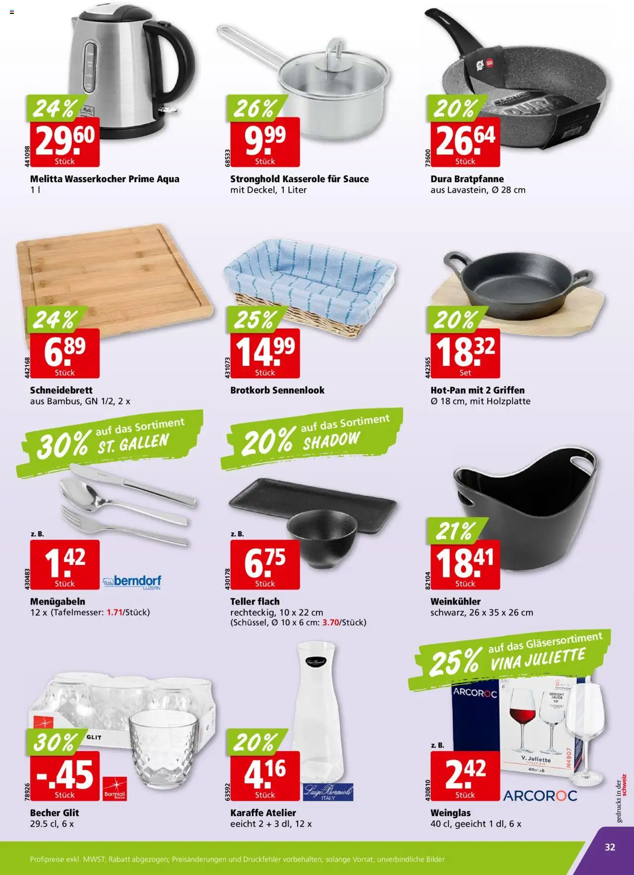 Aligro Aktionen ab 11.08.2025 | Seite: 32 | Produkte: Melitta, Wasserkocher, Bilder