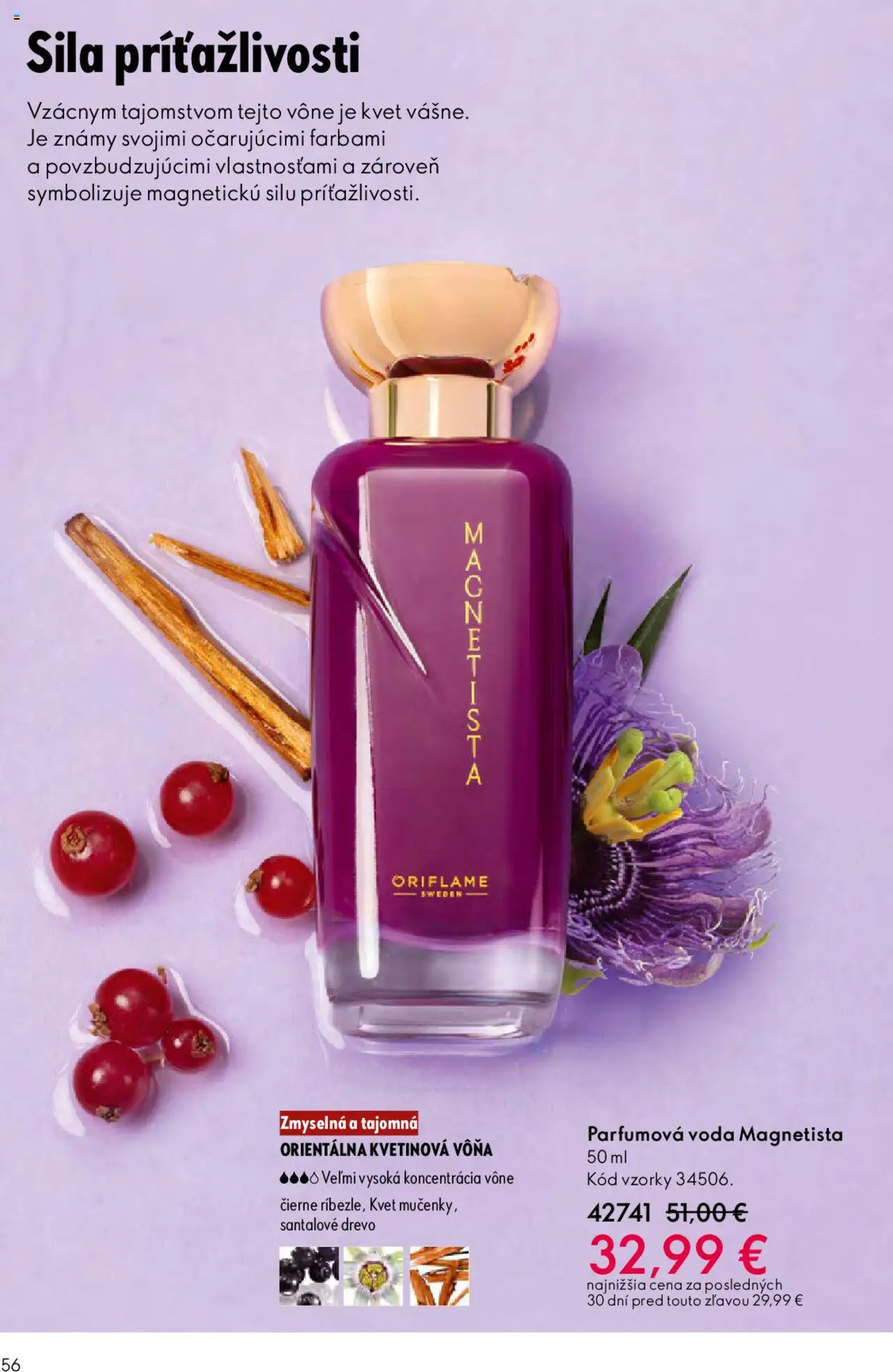 Nové Oriflame akcie – leták je platný od 22.10.2025 | Strana: 56 | Produkty: Voda