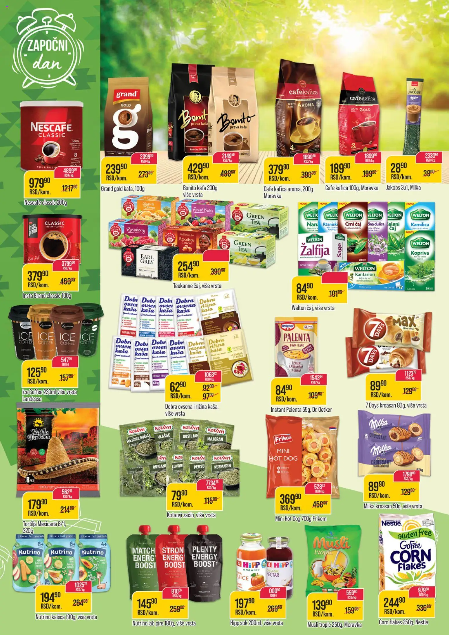 Zlatan Trag katalog - važi od 08.04.2026 | Strana: 4 | Proizvode: Milka, Kroasan, Kafa, Sok