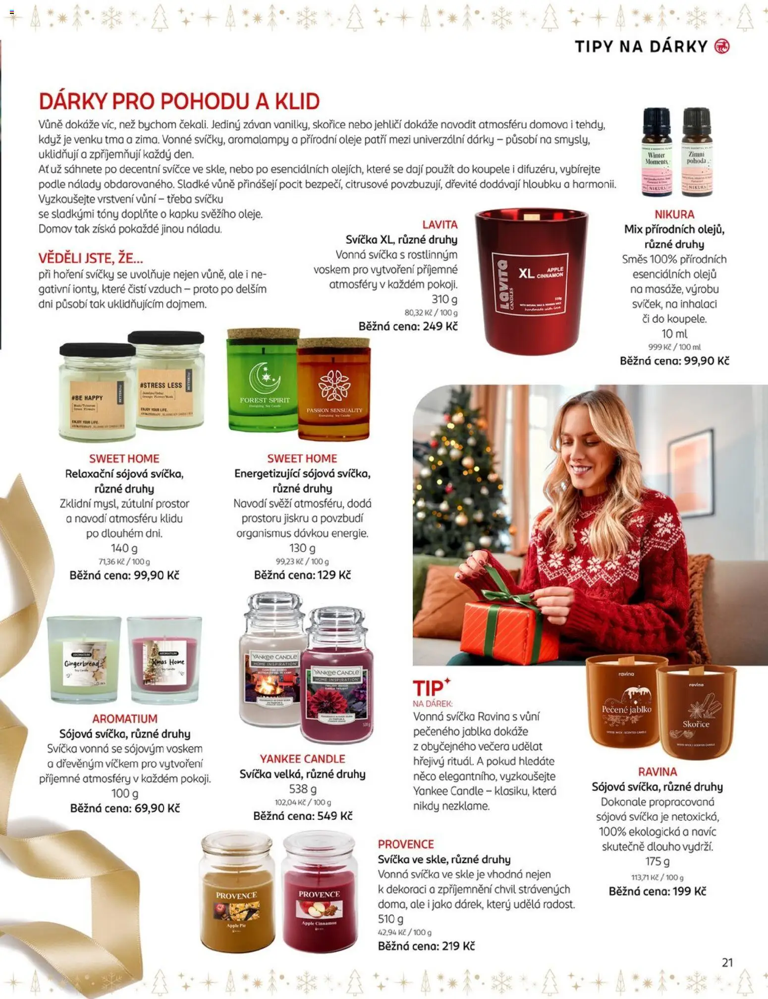 Rossmann magazín od 19.11.2025 | Strana: 21 | Produkty: Yankee Candle, Apple, Svíčka, Svíčky