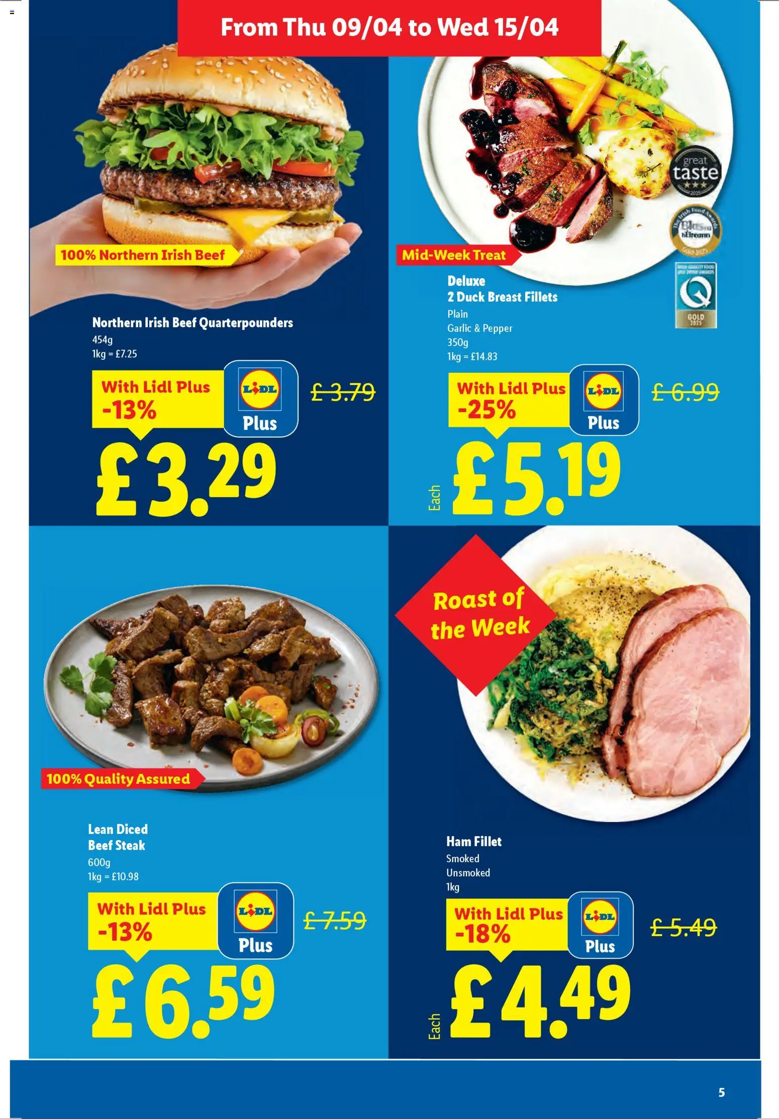 {H1} | Page: 5 | Products: Garlic, Ham, Beef, Pepper