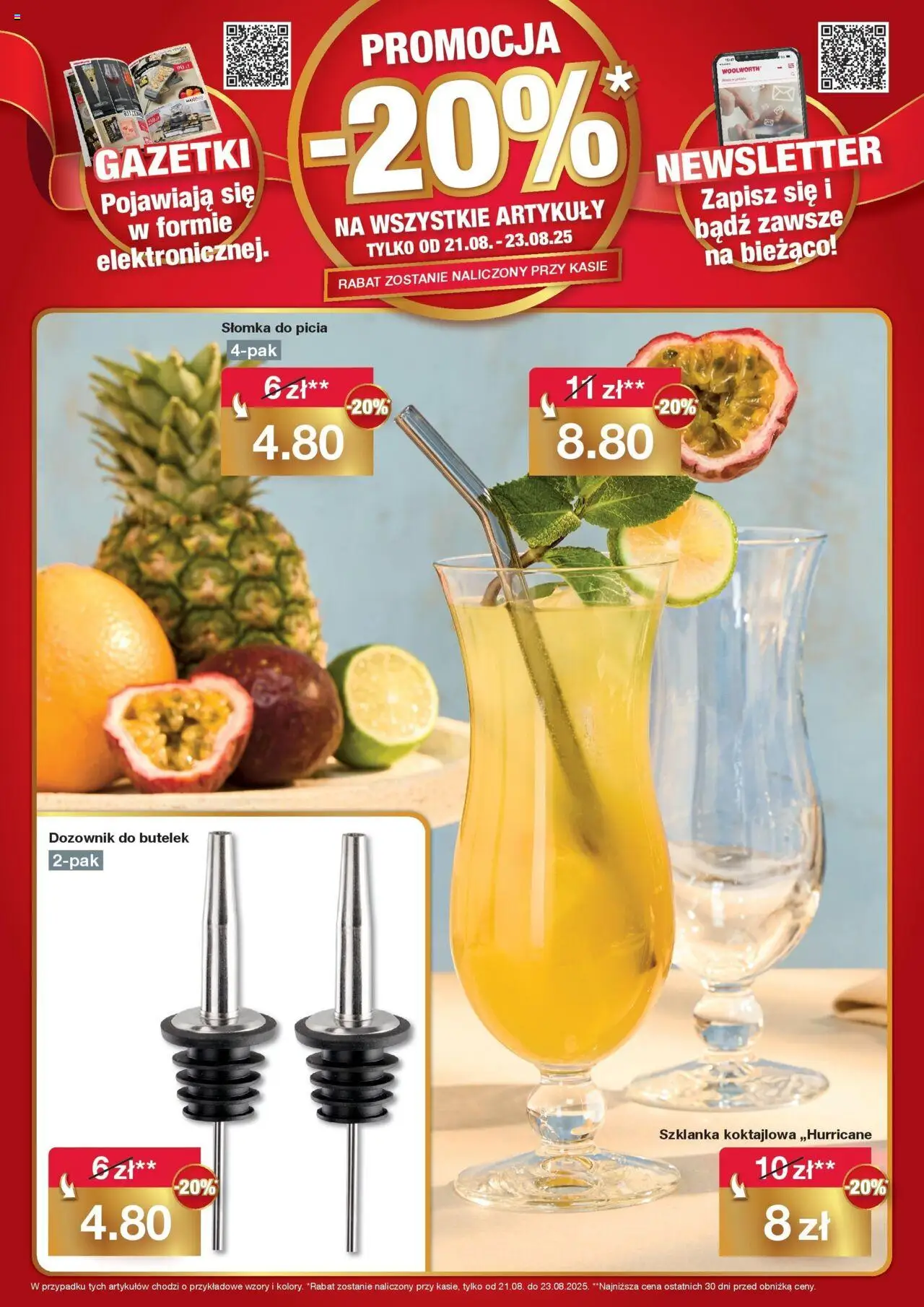 Woolworth Gazetka - Już w Warszawie od 21.08.2025 | Strona: 8 | Produkty: Szklanka