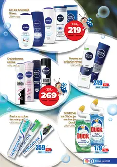 Trnava Promet katalog - važi od 04.08.2025 | Strana: 21 | Proizvode: Nivea, Gel za tuširanje, Dezodorans, Pasta za zube