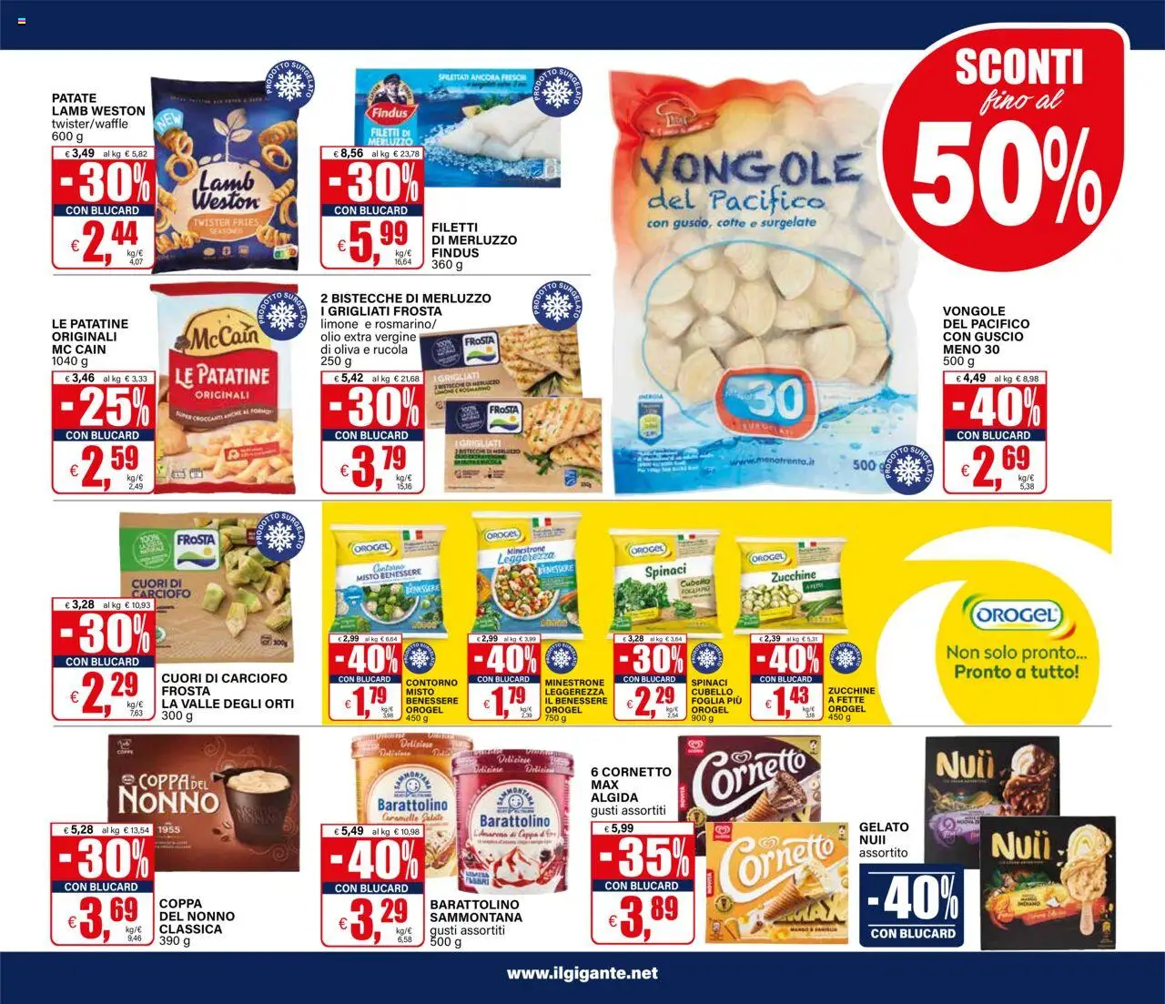Volantino Il Gigante del 18.09.2025 | Pagina: 35 | Prodotti: Rucola, Merluzzo, Caramelle, Vongole