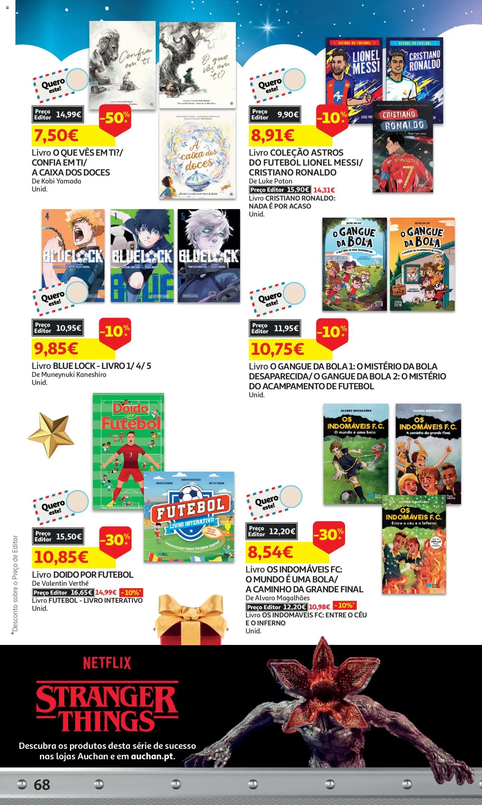 Auchan - A grande fábrica de Natal │ válido de 05.11.2025 | Página: 68 | Produtos: Bolsa, Caixa, Doces