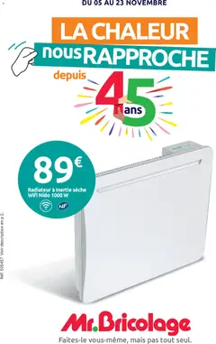 Mr. Bricolage - Prévisualisation de Mr. Bricolage catalogue La Chaleur nous rapproche valide à partir de 05.11.2025