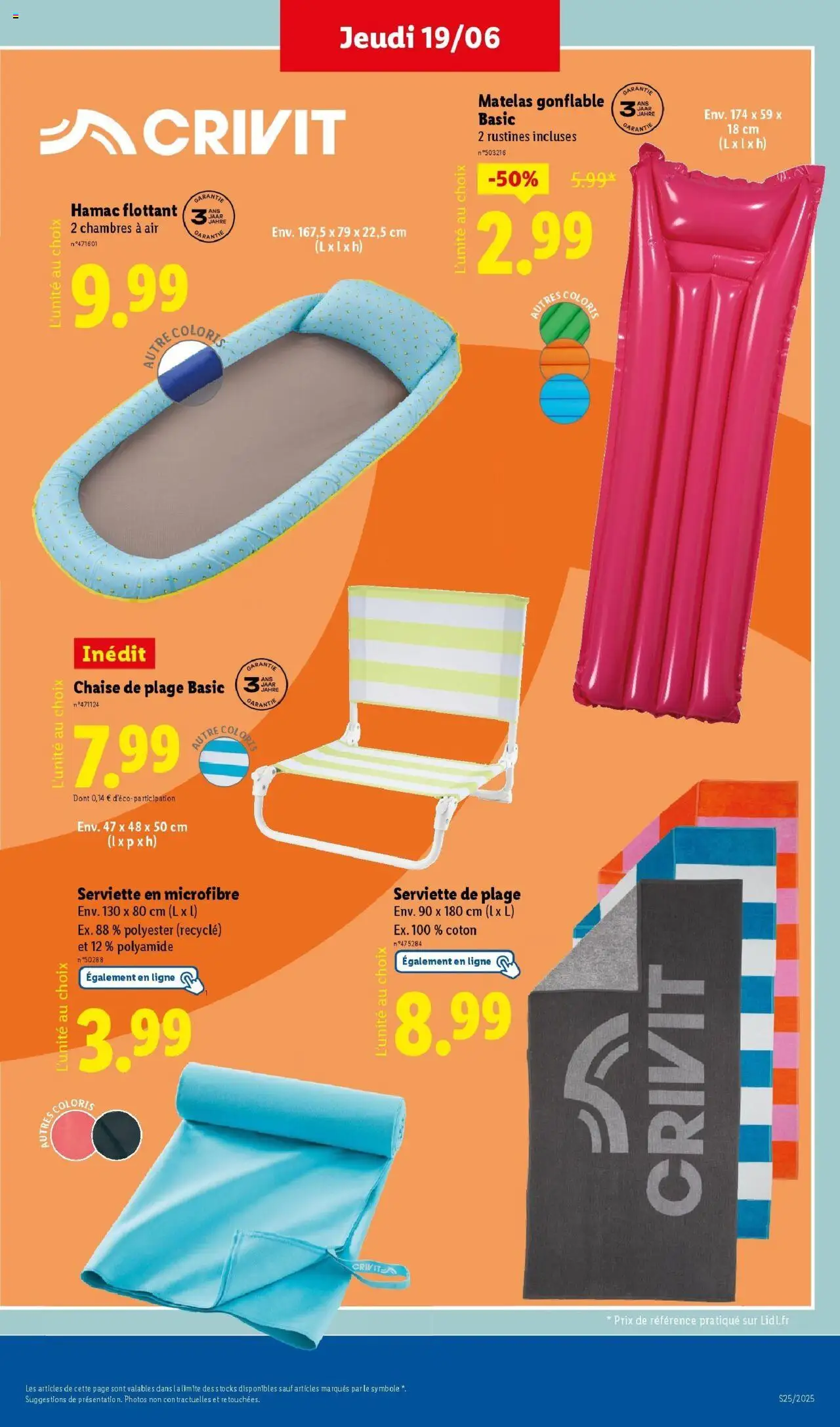  | Page: 35 | Produits: Hamac, Matelas gonflable, Matelas, Chaise