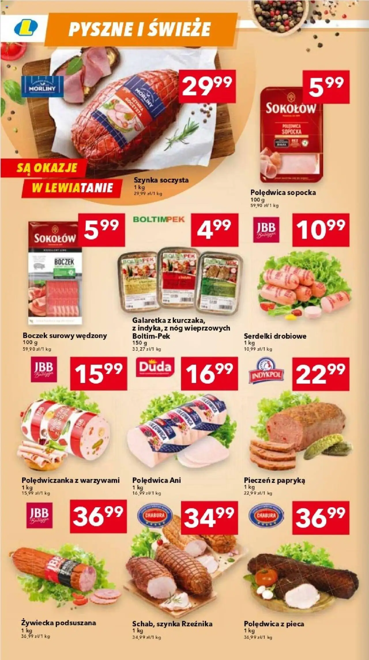 Lewiatan gazetka - Warszawa od 09.10.2025 | Strona: 2 | Produkty: Galaretka, Szynka, Papryka, Boczek