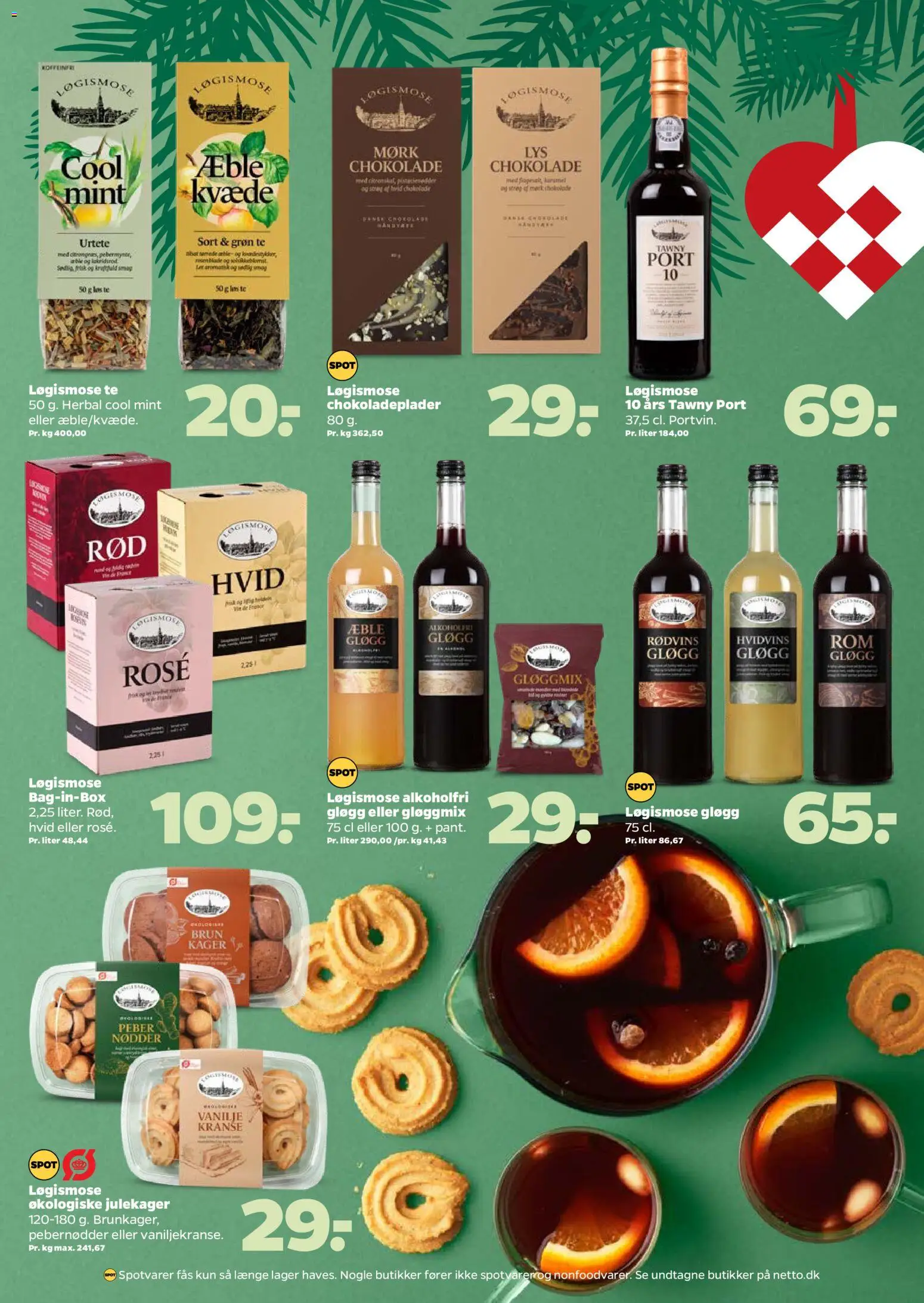 Netto tilbudsavis – gyldig fra 15.11.2025 | Side: 19 | Produkter: Chokolade, Nødder, Peber, Kager