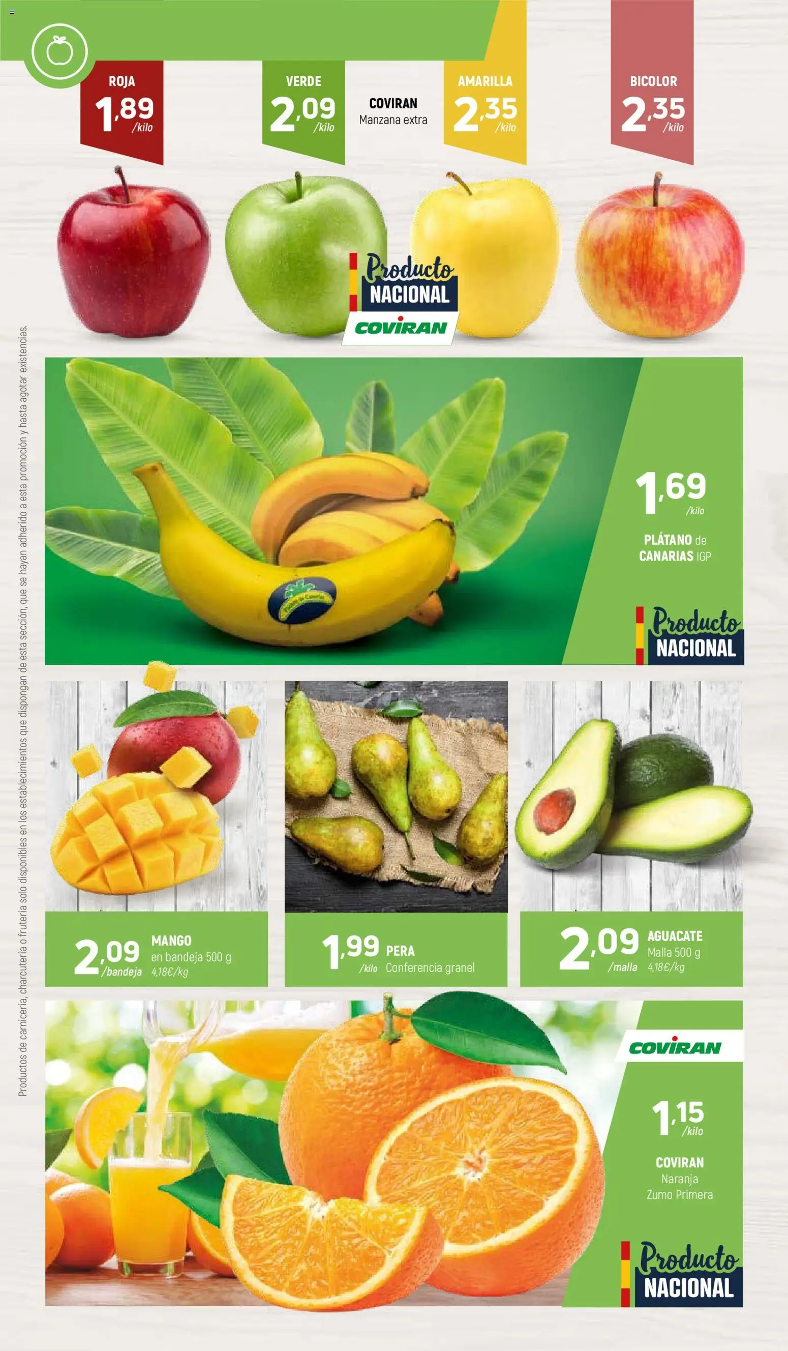 Coviran - Ceuta │ válido desde el 07.04.2026 | Página: 2 | Productos: Ροζ πιπέρι, Manzana, Ρούτερ, Bandeja