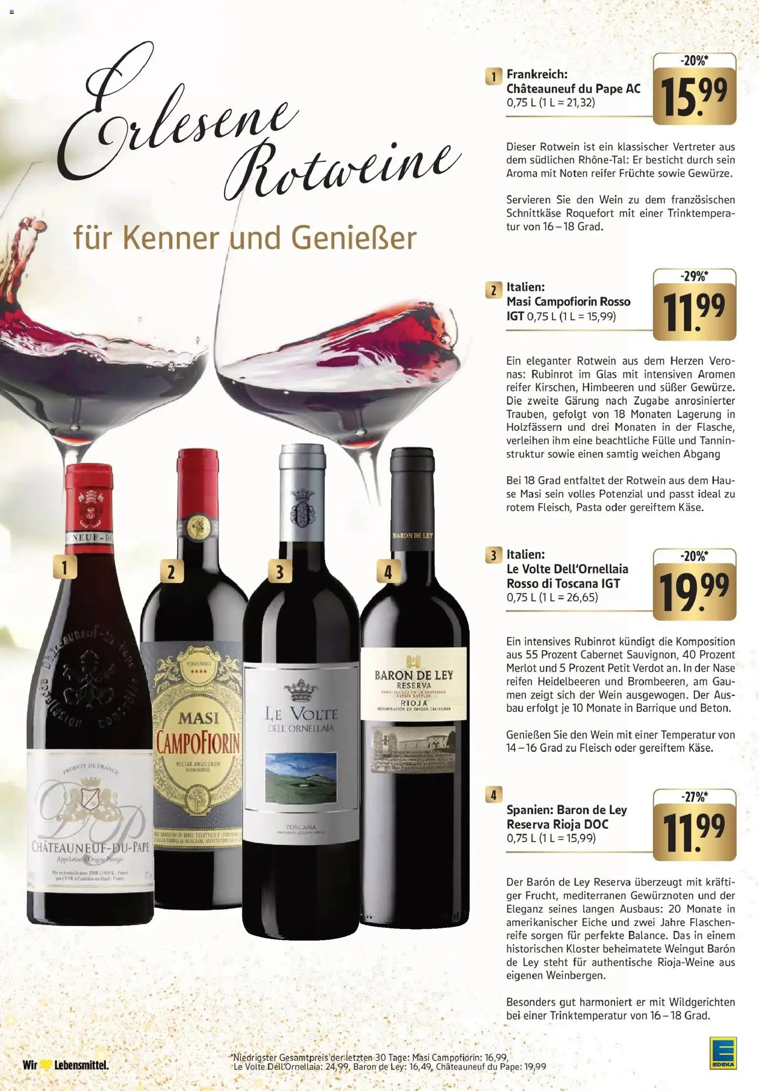 Edeka prospekt Ettenheim	 – gültig ab 08.12.2025 | Seite: 26 | Produkte: Rotwein, Merlot, Pasta, Wein