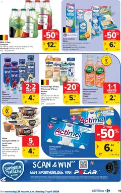Carrefour folder week 13 - Voorbeeld van een folder van Carrefour, geldig van 25.03.2026 | Pagina: 11 | Producten: Fles, Aardbei, Mineraalwater, Akkumulátor töltő
