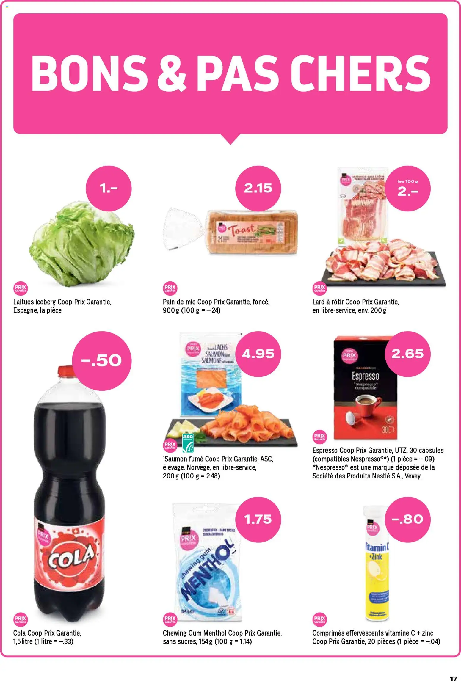 Coop - Les actions de la semaine – gültig ab 29.12.2025 | Seite: 17
