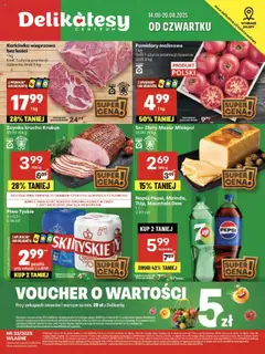 Pogląd oferty "Delikatesy Centrum Gazetka - Sklepy Własne" - ważna od 14.08.2025