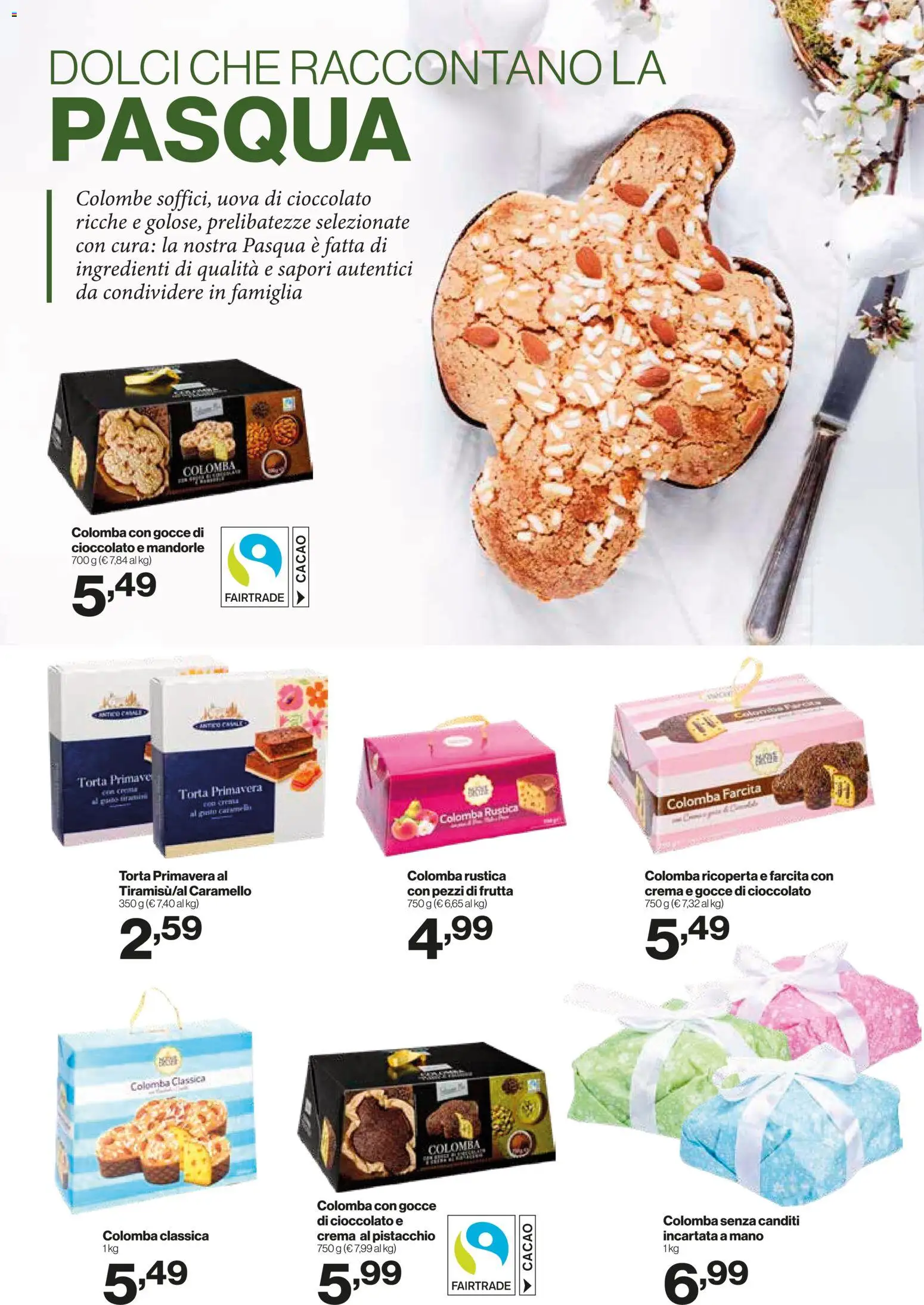 Volantino IN's del 25.03.2026 | Pagina: 2 | Prodotti: Crema, Uova, Cioccolato, Torta