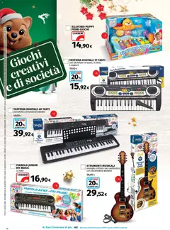 Anteprima del volantino Ipercoop Giocattolo e Addobbo Piemonte catalogo valido a partire dal 06.11.2025 | Pagina: 26 | Prodotti: Data, Tastiera, Microfono