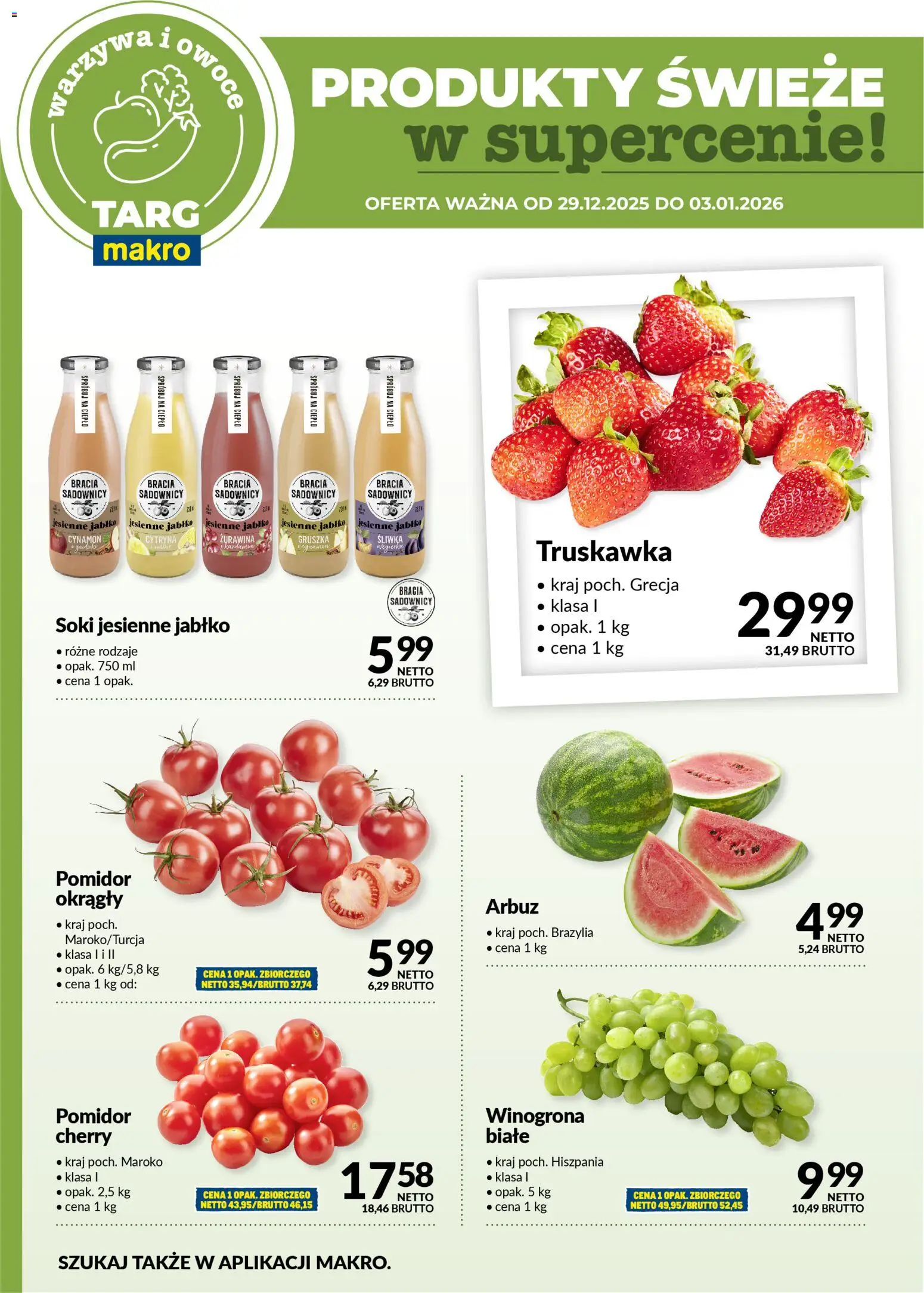 Makro Gazetka - Produkty świeże w supercenie od 29.12.2025 | Strona: 5 | Produkty: Cytryna, Winogrona, Gruszka, Cynamon