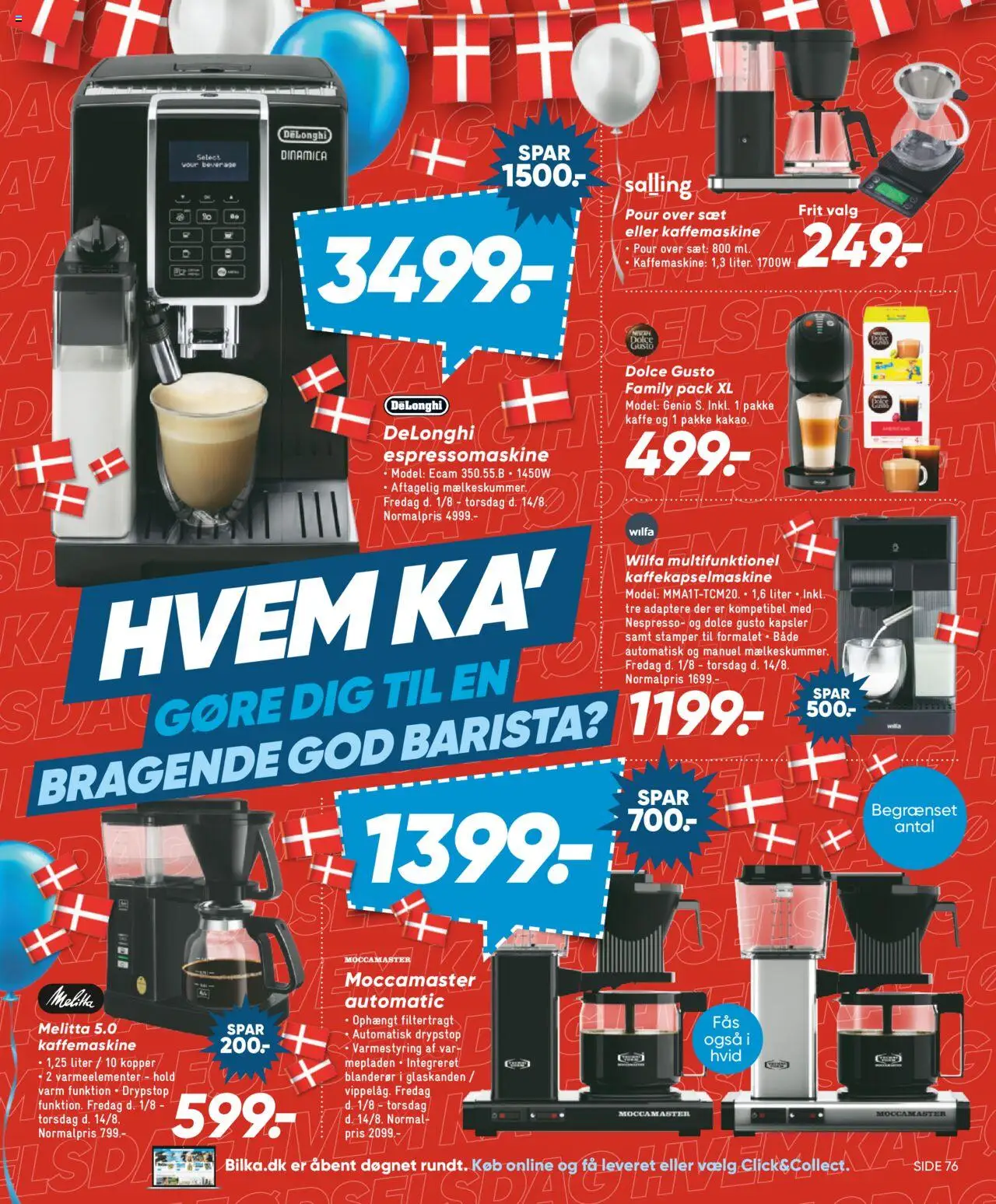 Bilka Tilbudsavis gyldig fra 01.08.2025 | Side: 41 | Produkter: Kaffe, Adaptere, Kaffemaskine