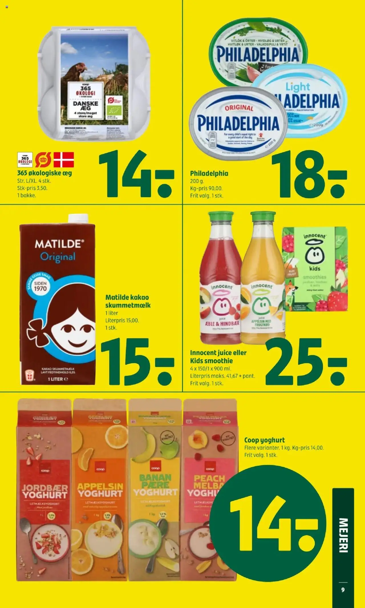 Coop 365 tilbudsavis – gyldig fra 16.10.2025 | Side: 11 | Produkter: Yoghurt, Æg, Jordbær, Hindbær