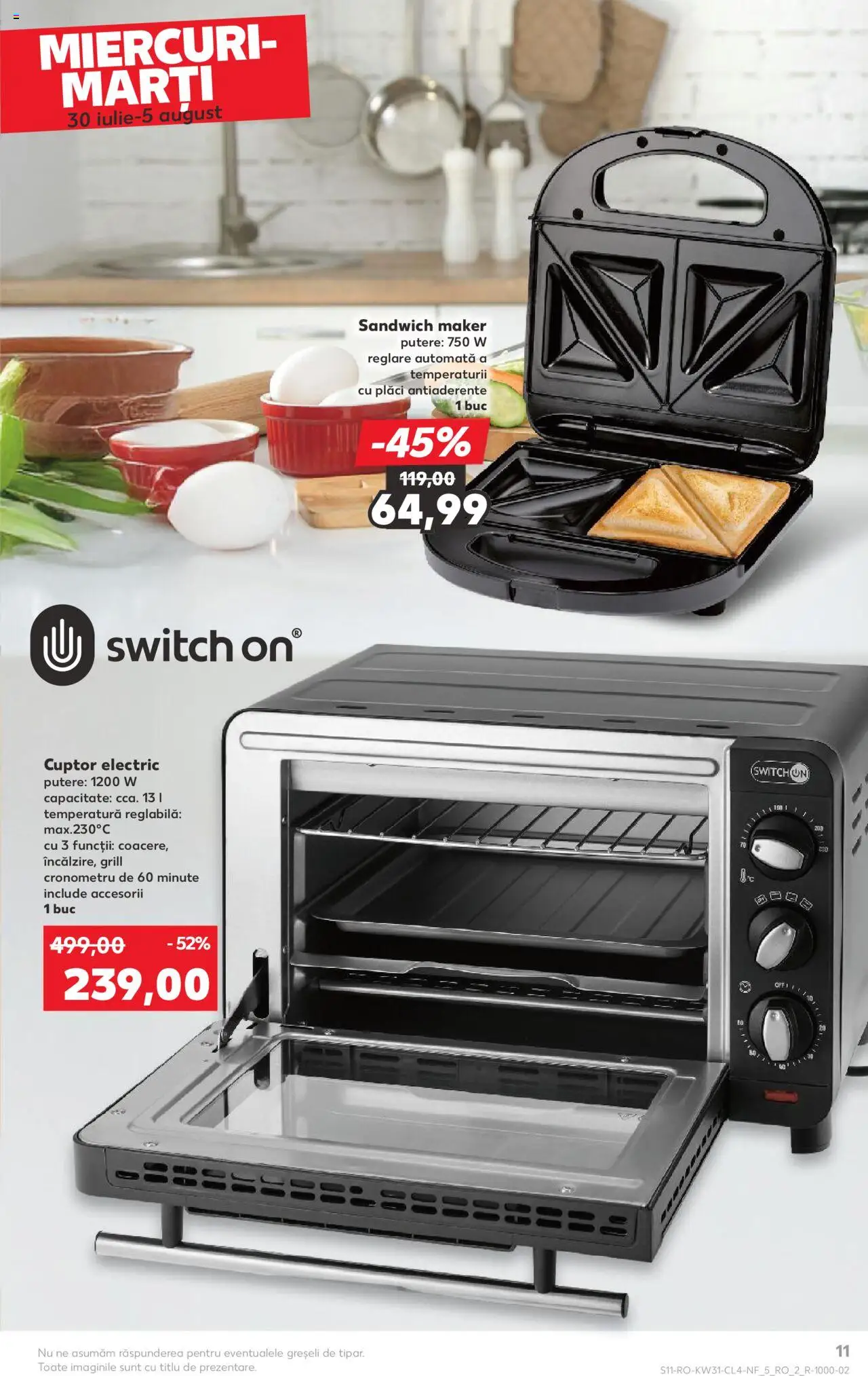 Catalog Kaufland - București – valabil de la 30.07.2025 | Pagină: 11 | Produse: Cuptor, Grill